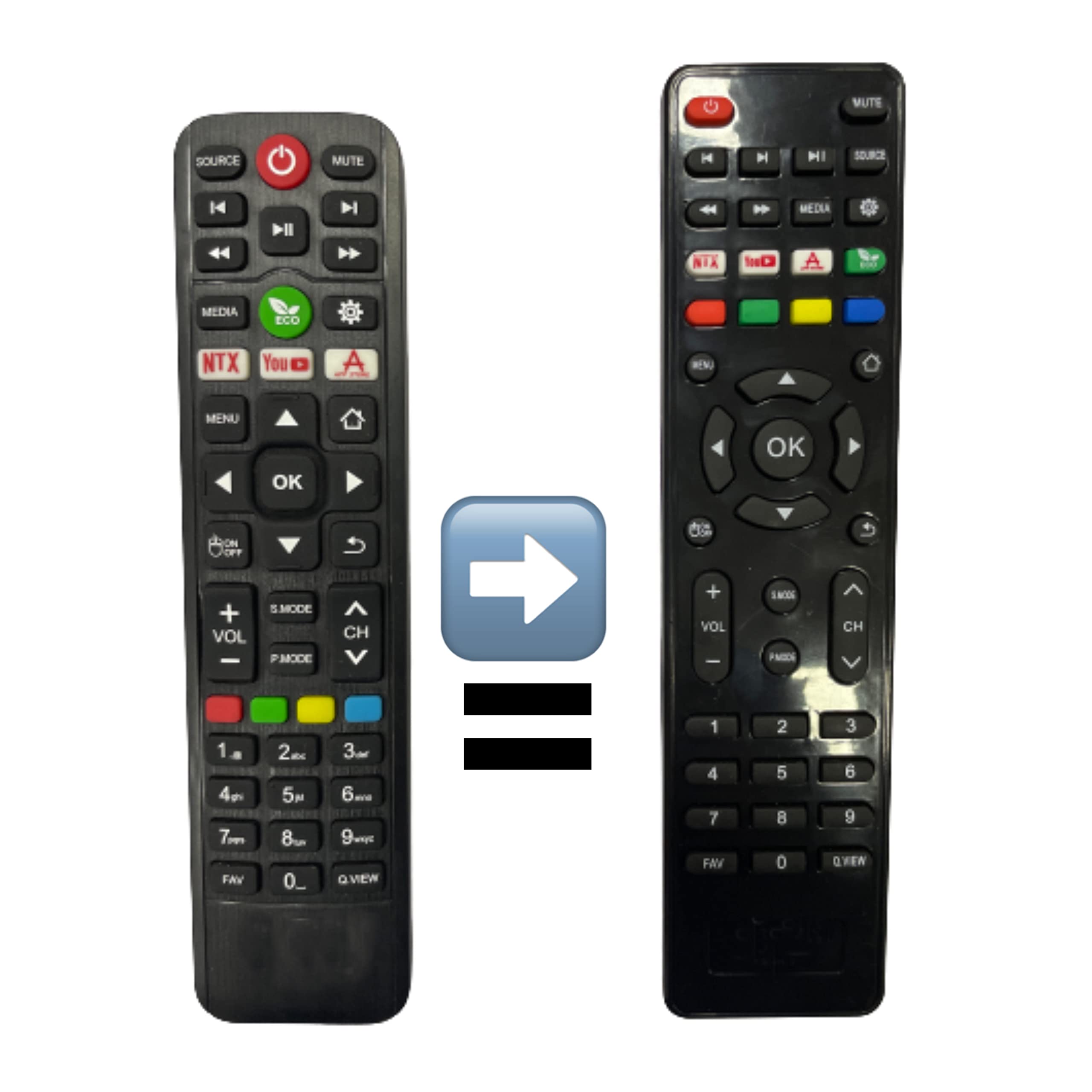 Buy Electvision Remote Control Compatible with Croma/JVC/Beston/Vise