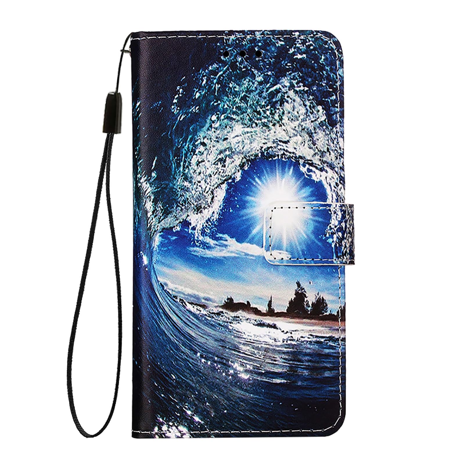 Leder Flip Hülle Für ZTE Nubia Focus Pro 5G – PU-Leder Case Mit Magnetverschluss, Kartenfach & Ständerfunktion