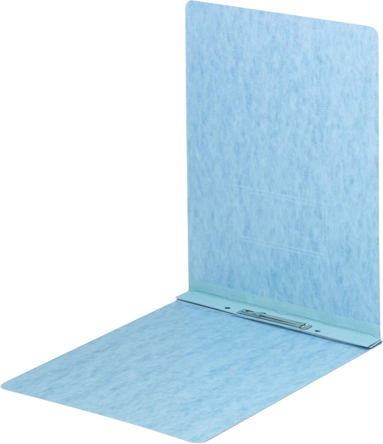 Smead Pressboard Report Cover, Metal Prong Top Fastener with Compressor, 2" Capacity, Letter Size, 25 per Box (Black)