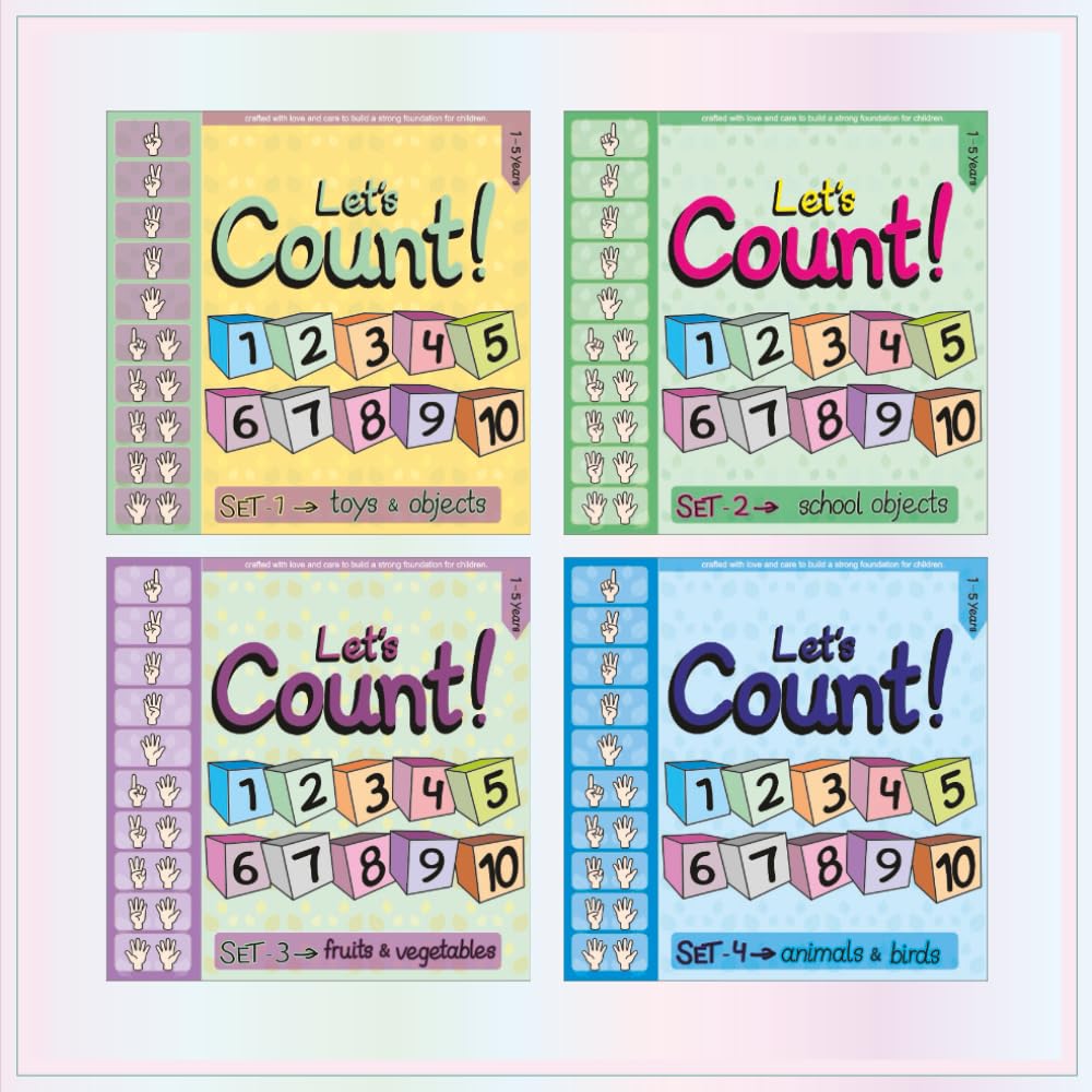 Let's Count 1 to 10: Set-1 ... toys & objects