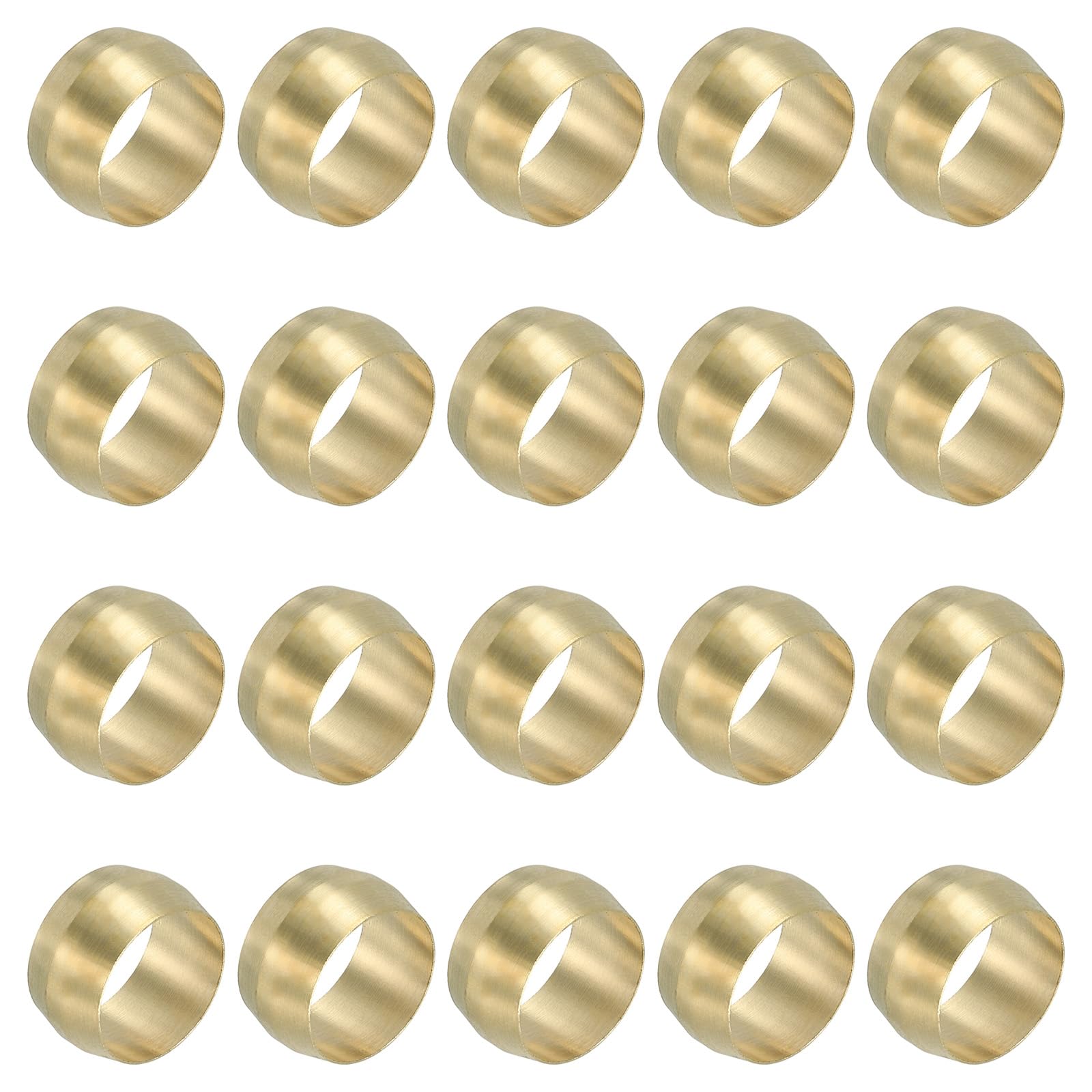 Snapklik.com : PATIKIL 10mm ID Brass Compression Sleeve Ferrules