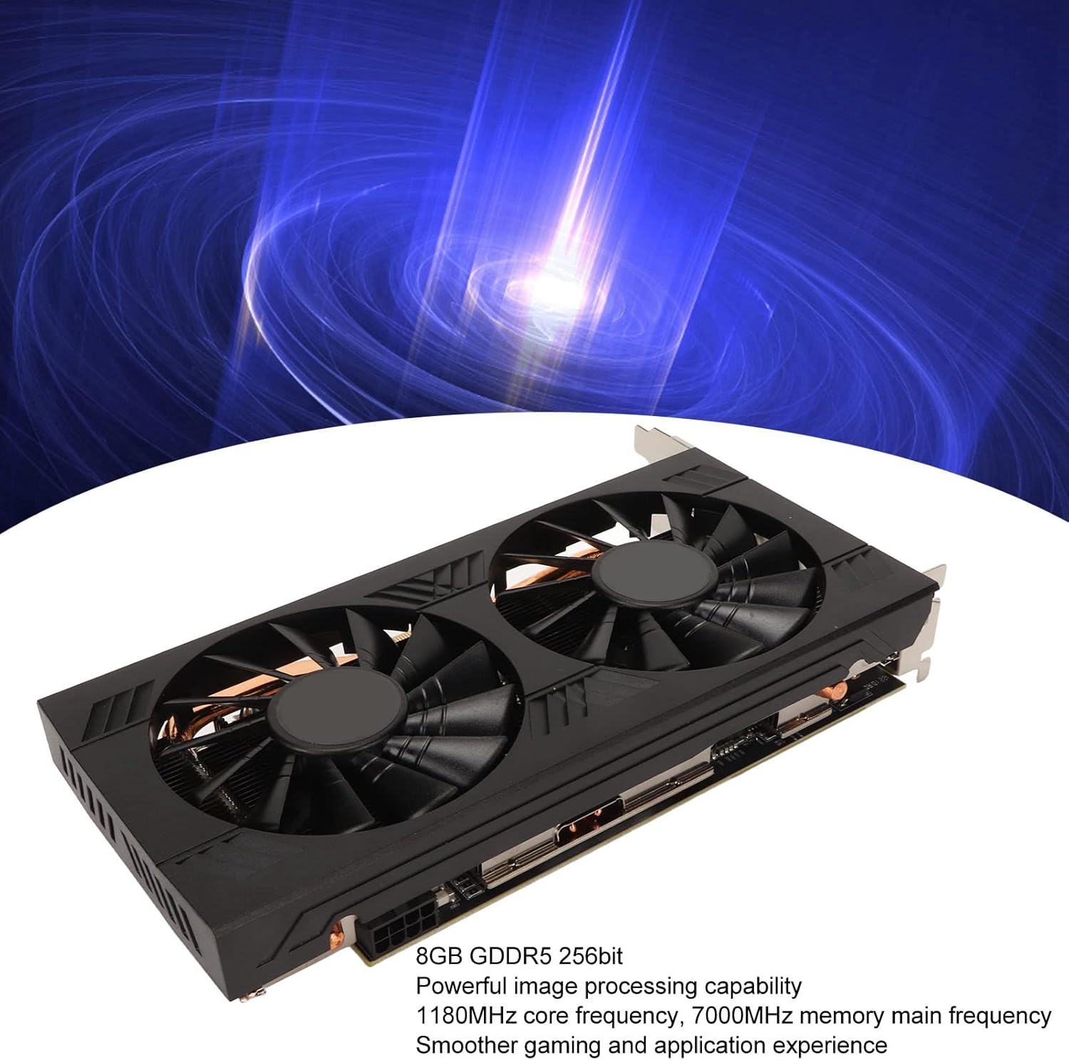 Scheda Grafica RX580 8G GDDR5, Scheda Grafica da Gioco GDDR5 256 Bit 7000MHz AGGIORNAMENTO GPU Accessori per Computer, PCI Express 2.0, HDML, DP, Plug And Play Scheda Grafica RX580 8G GDDR5, Scheda Grafica da Gioco GDDR5 256 Bit 7000MHz AGGIORNAMENTO GPU Accessori per Computer, PCI Express 2.0, HDML, DP, Plug And Play