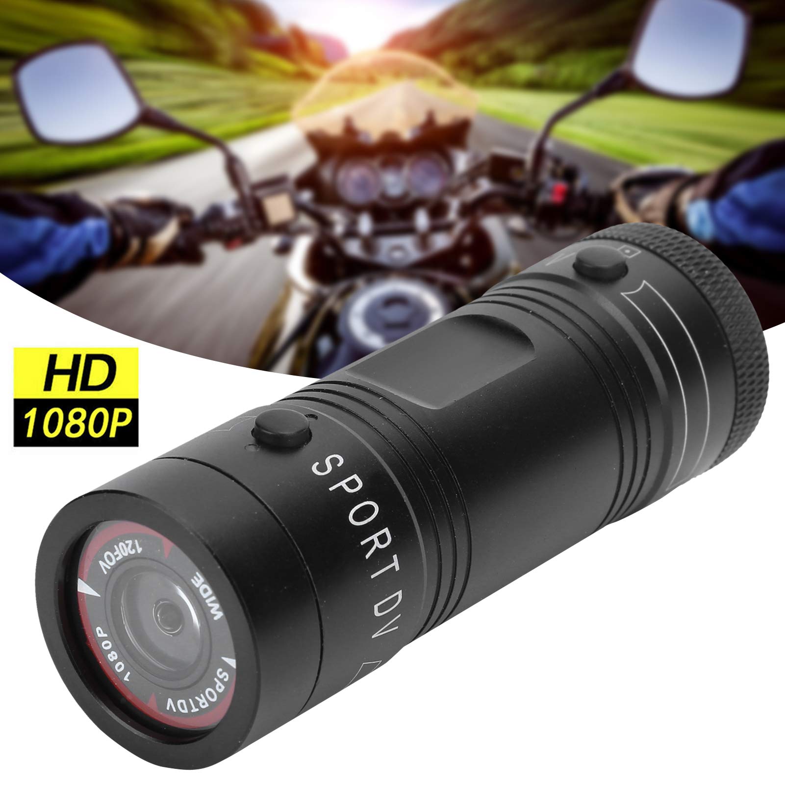 Caméra d'enregistrement de Tableau de Bord de Moto, enregistreur de Conduite vidéo 1080P 30fps Dash Cam DVR de Moto avec Vue d'angle de 120 degrés, Carte mémoire de 32 Go de Soutien