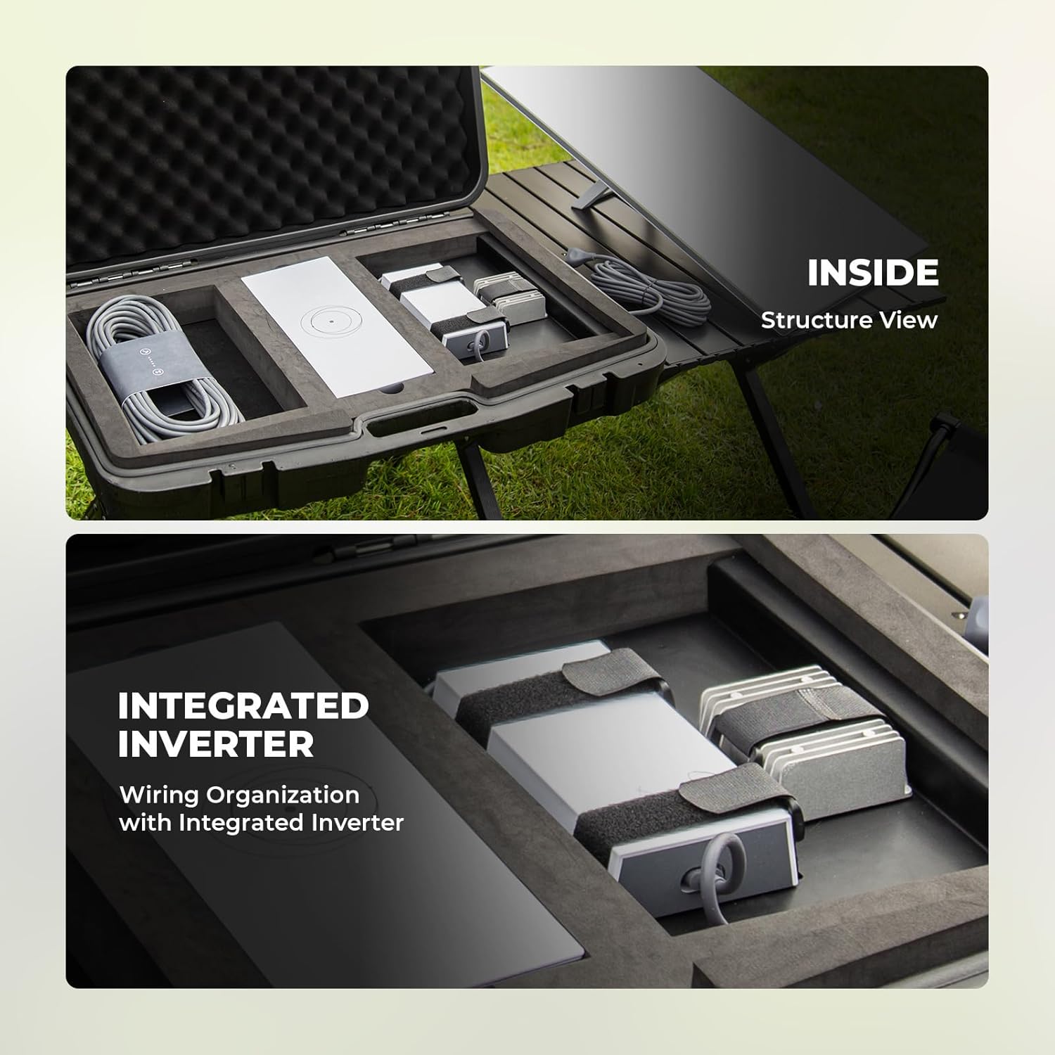 Plug & Play Storage Case for Starlink Standard Gen 3 with Built-in 195W Power Supply and External Ports (RJ45/DC/AC), Heavy Duty Protective Hard Case for Dish, Router and Power Supply