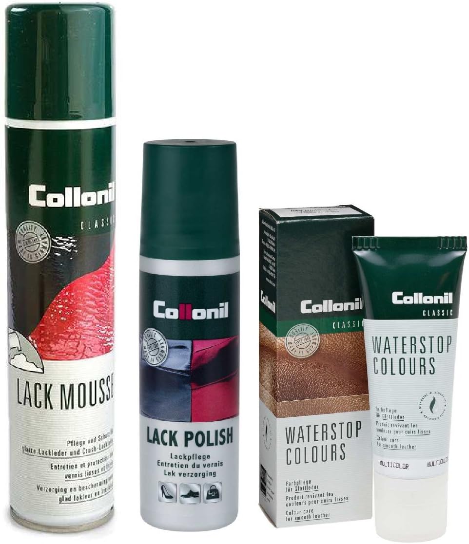 Shoe Care Kit Collonil For Patent Leather Black