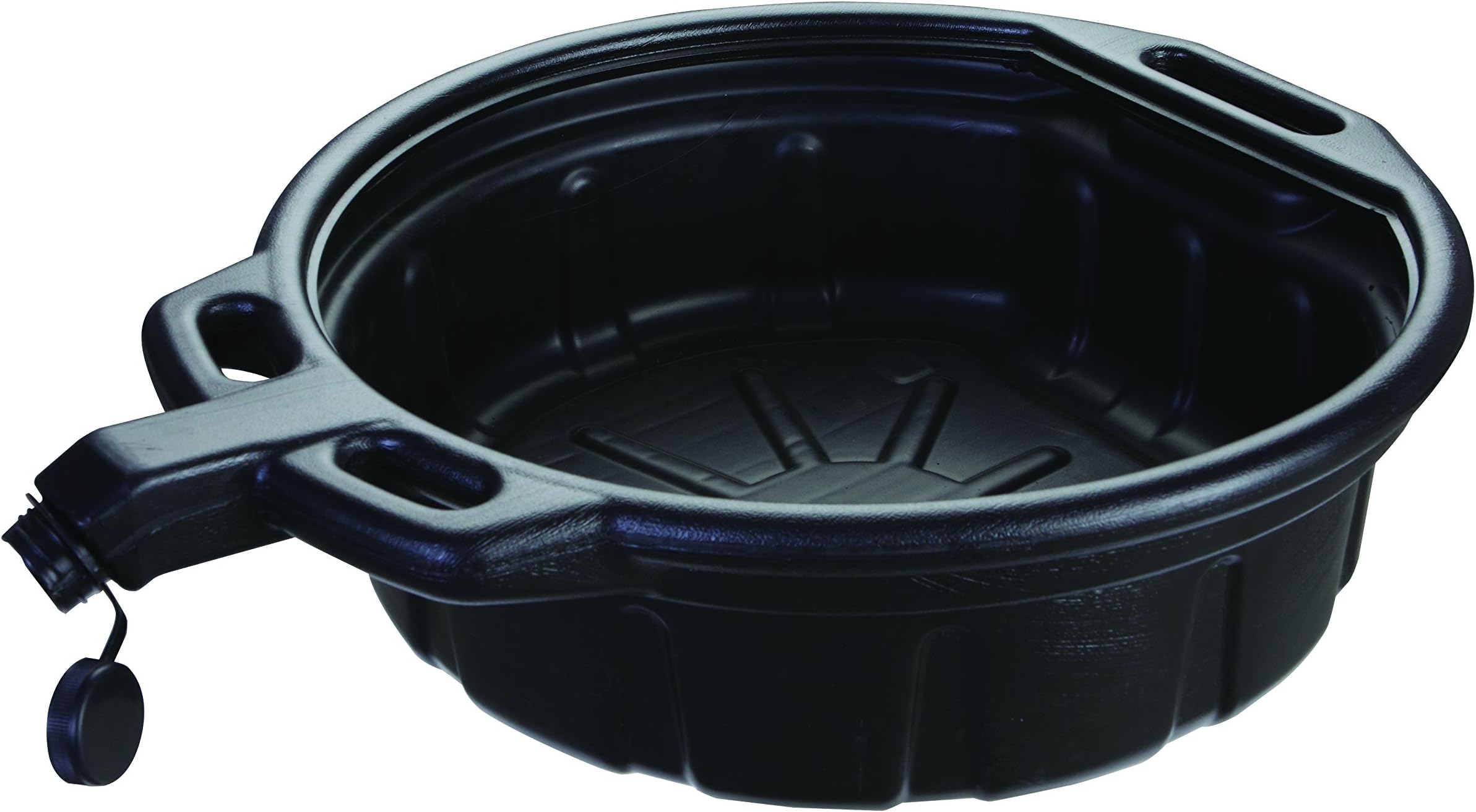 Groz Oil Drain Pan with HDPE Construction | Anti Splash Design | Easy to Pour Spout | Drain Pan for Car, Bikes, Mini Trucks | Capacity- 16 L | ODP/16