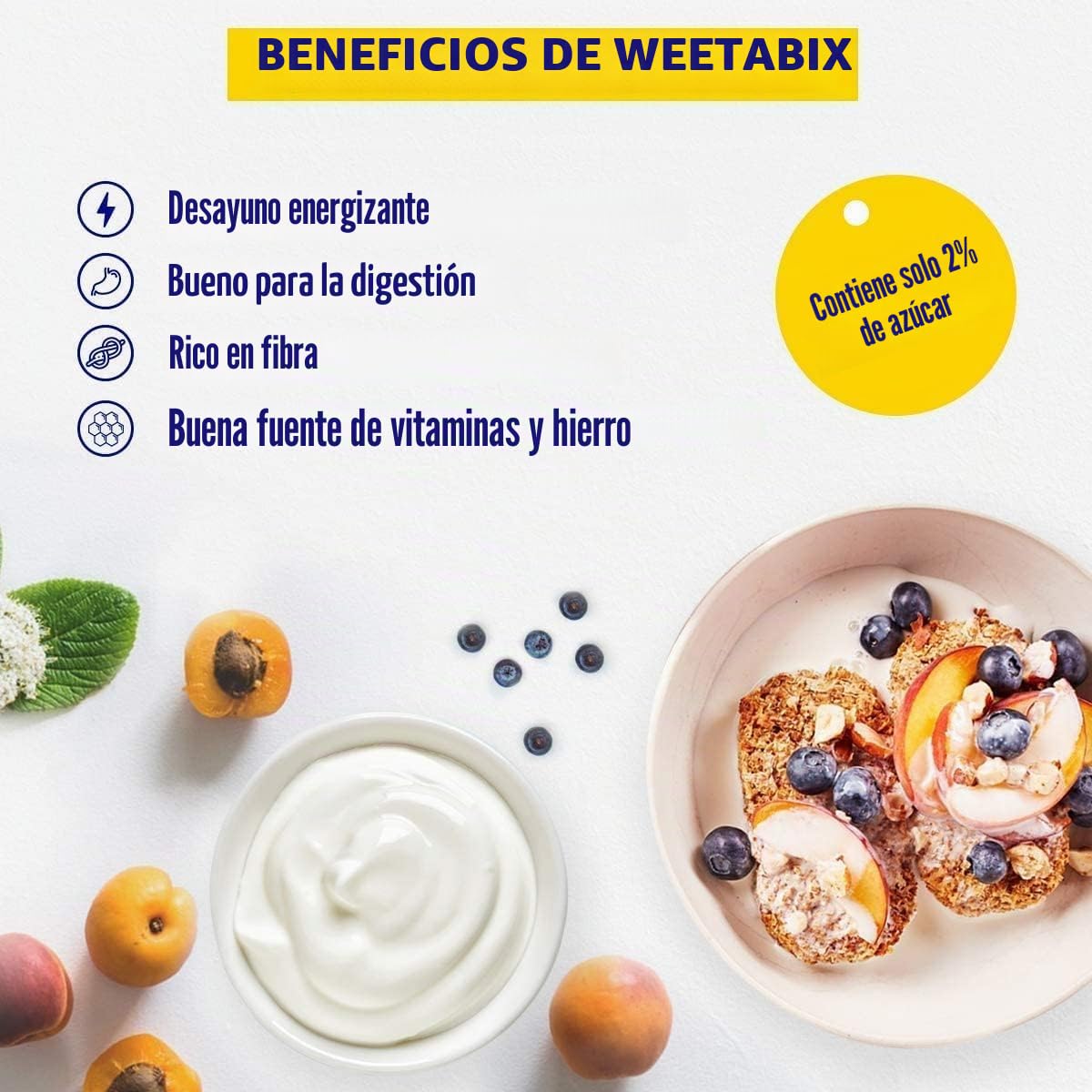 Weetabix Muesli Original – Cereal de desayuno de grano entero, 430 g
