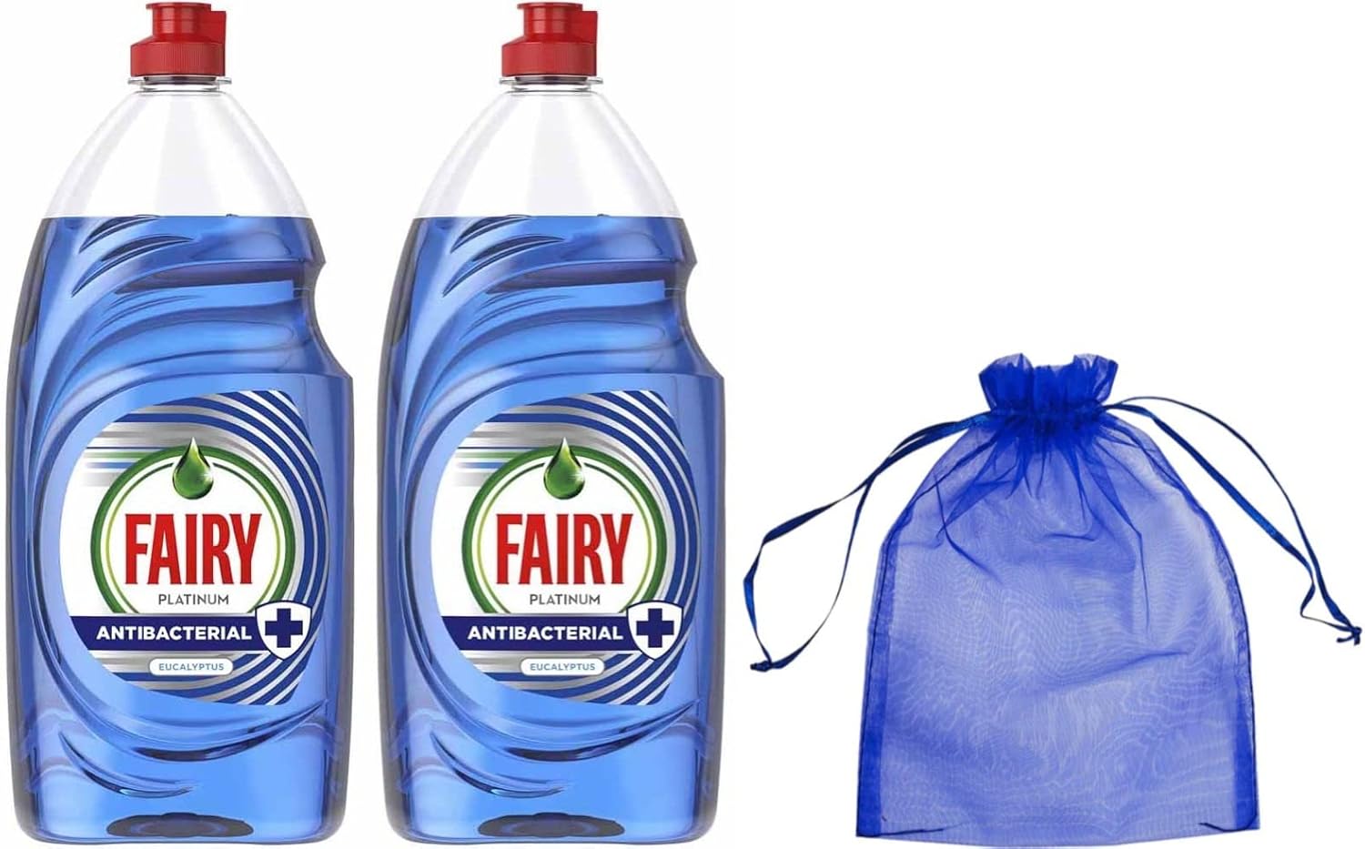 Fairy Platinum Antibacterial, Dishwashing Liquid with Eucalyptus