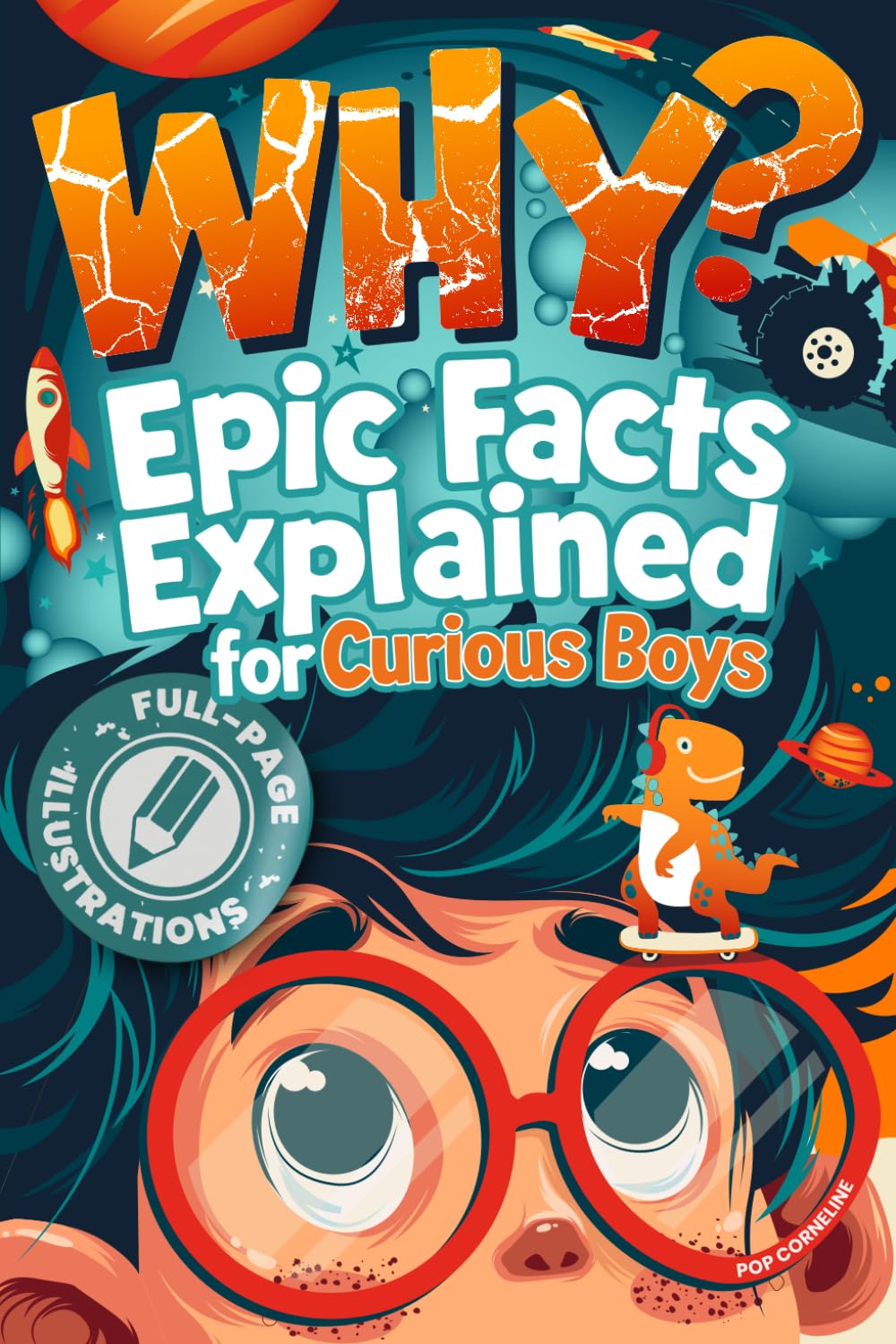 WHY? Epic Facts Explained for Curious Boys: Fully Illustrated Questions with Story-Style Explanations & Interactive Puzzles That Make Kids Smarter Without Screens (Fun Books for Smart Children 8-12)