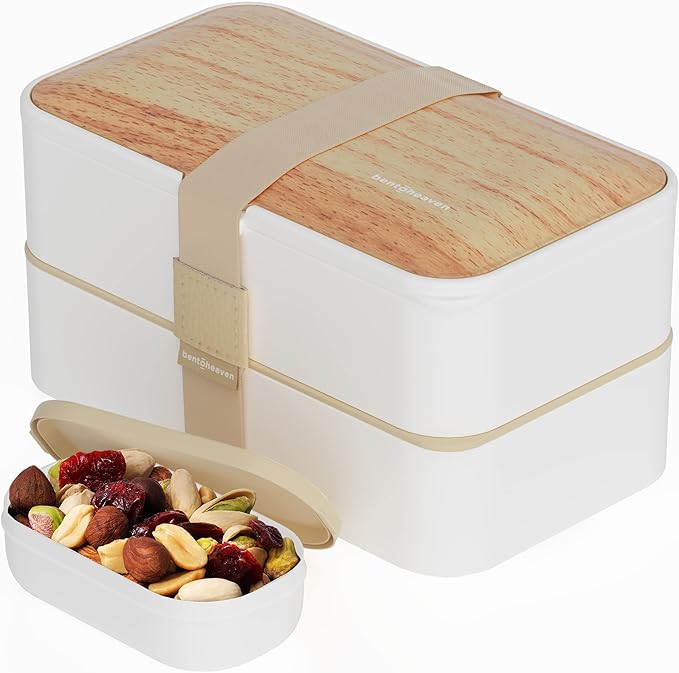 A colorful collection of stacked bento boxes