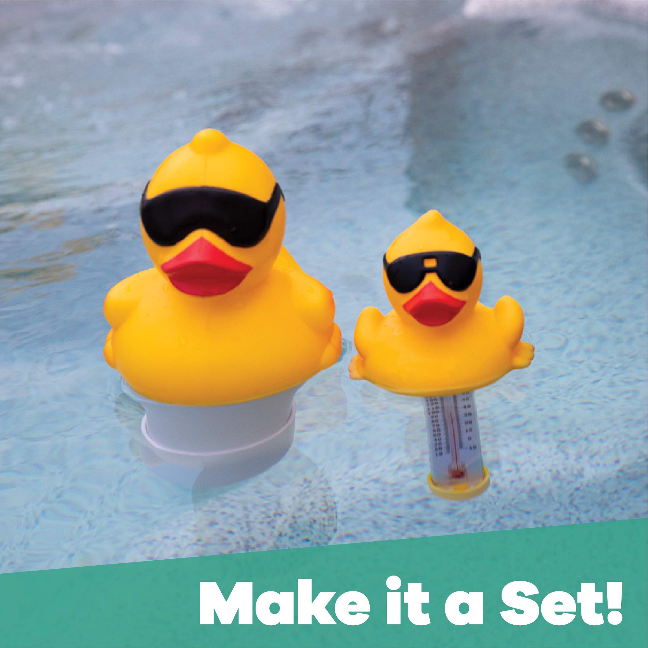 GAME 8000 Derby Duck Chemical Dispenser 1" Bromine/Chlorine, Holds 3