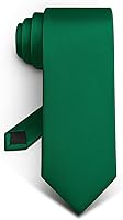 BULLIANT Men's Solid Color Necktie - Textured Polyester Tie for Dress & Gifts, 58" x 3.2", Easy Care