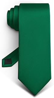 BULLIANT Men's Solid Color Necktie - Textured Polyester Tie for Dress & Gifts, 58" x 3.2", Easy Care