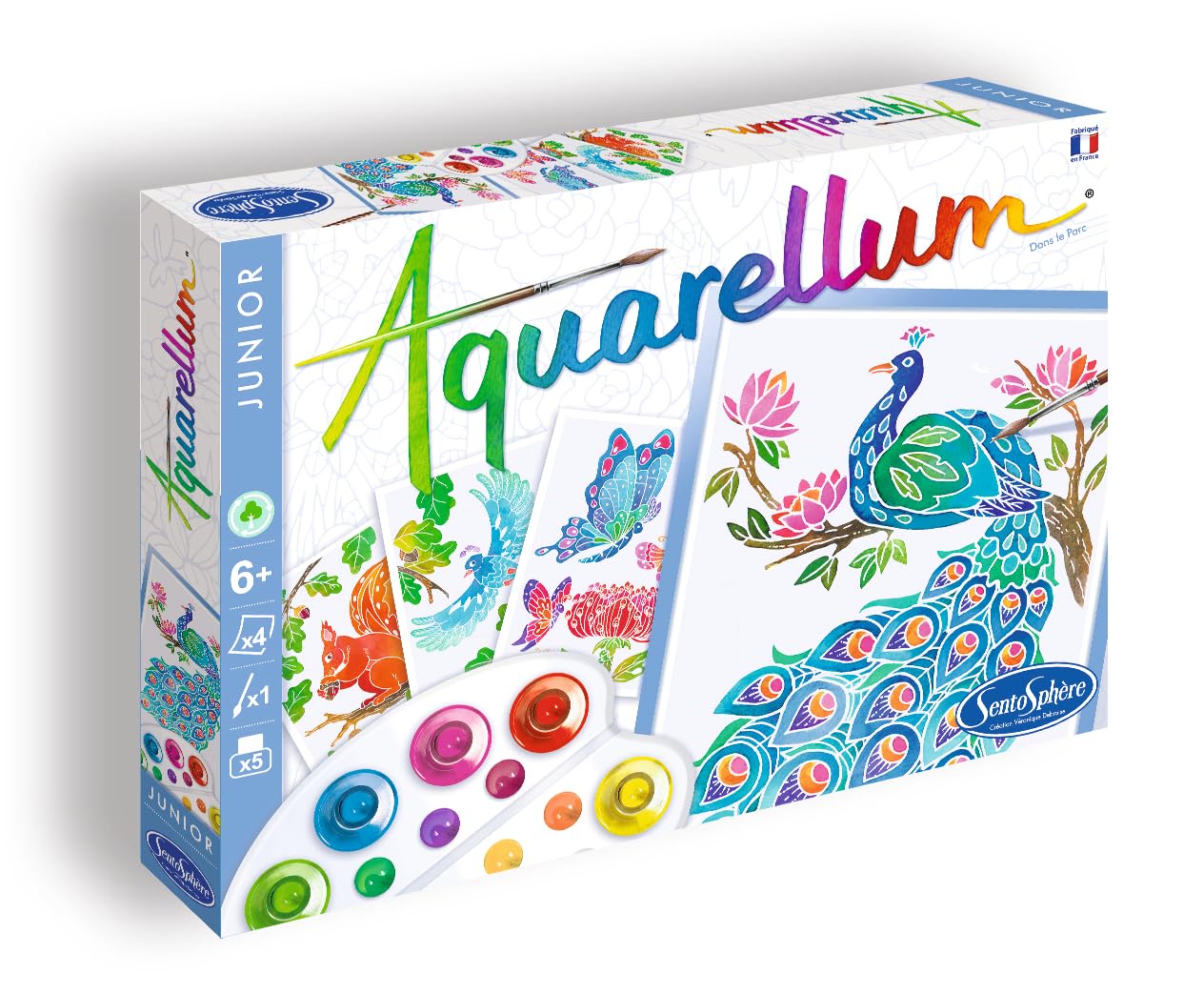 Sentosphère Aquarellum Junior In the Park, 12 Piece Set