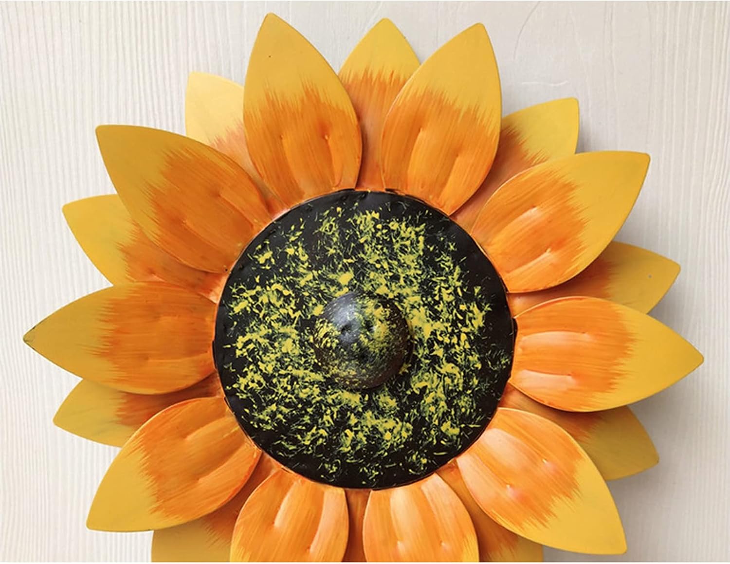 ZXCFTG Metal Bee Wall Art 15 x 12 In Bee Wall Hanging with Sunflower Wall Garden Sculptures & Statues Outdoor for Farmhouse Porch Patio Living Room Bedroom - Image 5