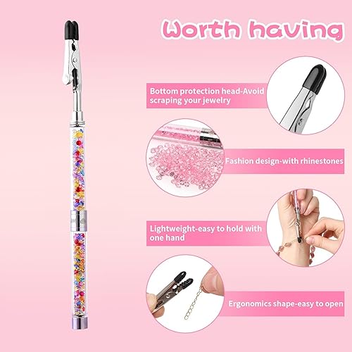 Miniatura 6 de Herramientas auxiliares de pulsera Ayudante de joyería de diamante Ayudante de cierre de joyería Ayudante de pulsera de mano Ayudantes de joyería