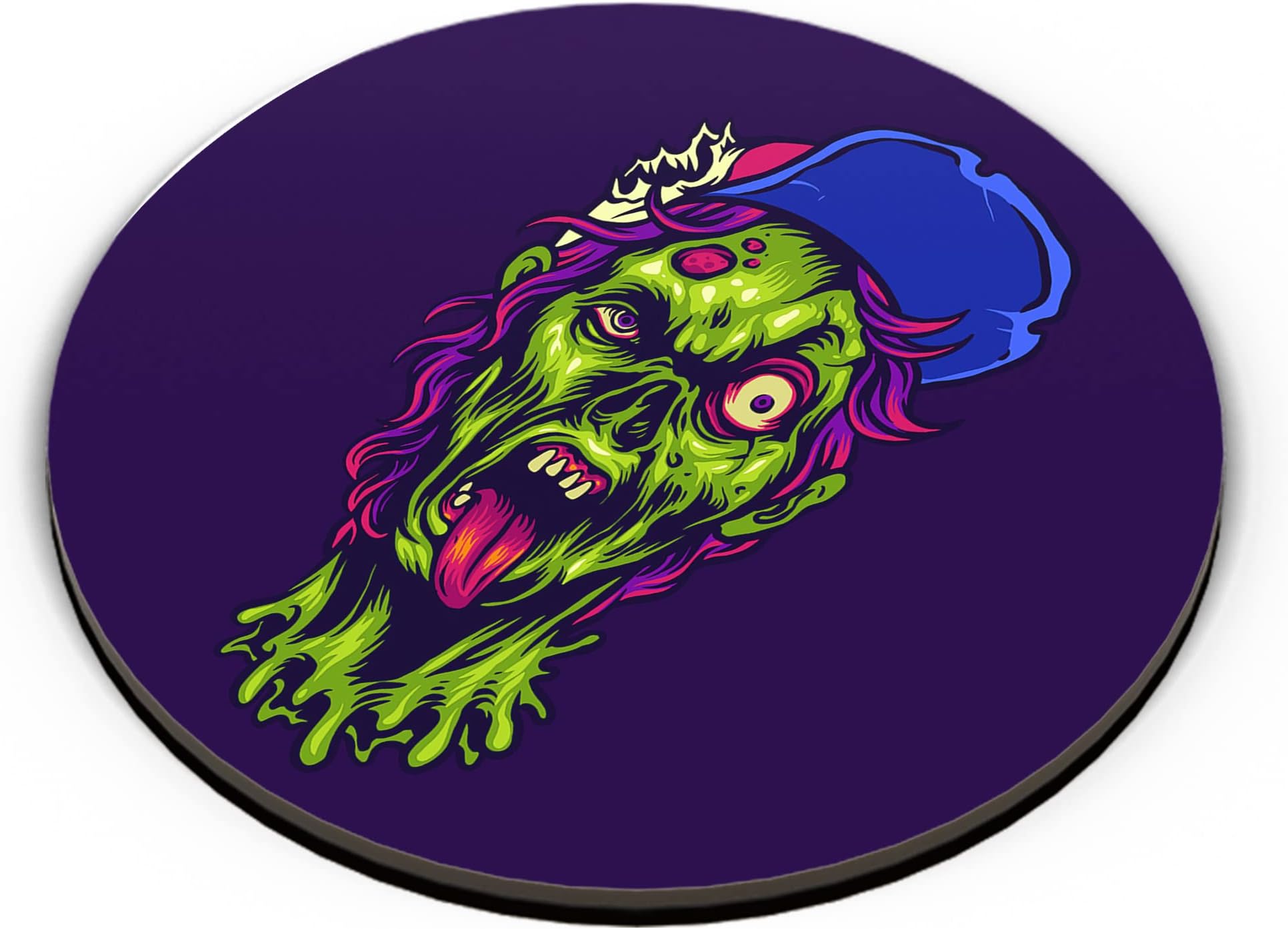 Icarus Box Hey Buddy Happy Halloween Zombie Fridge Magnet | 3.5 x 3.5 inch |Fibreboard Decorative Magnets Home Kitchen Office Birthday Anniversary Wedding