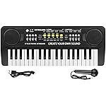 Kid Keyboard Piano - 37 Keys Piano Toys for Kids Beginners Electronic Pianos with Microphone Educational Musical Toy for 3 4 5 6 7 8 Year Old Boys Girls Gift