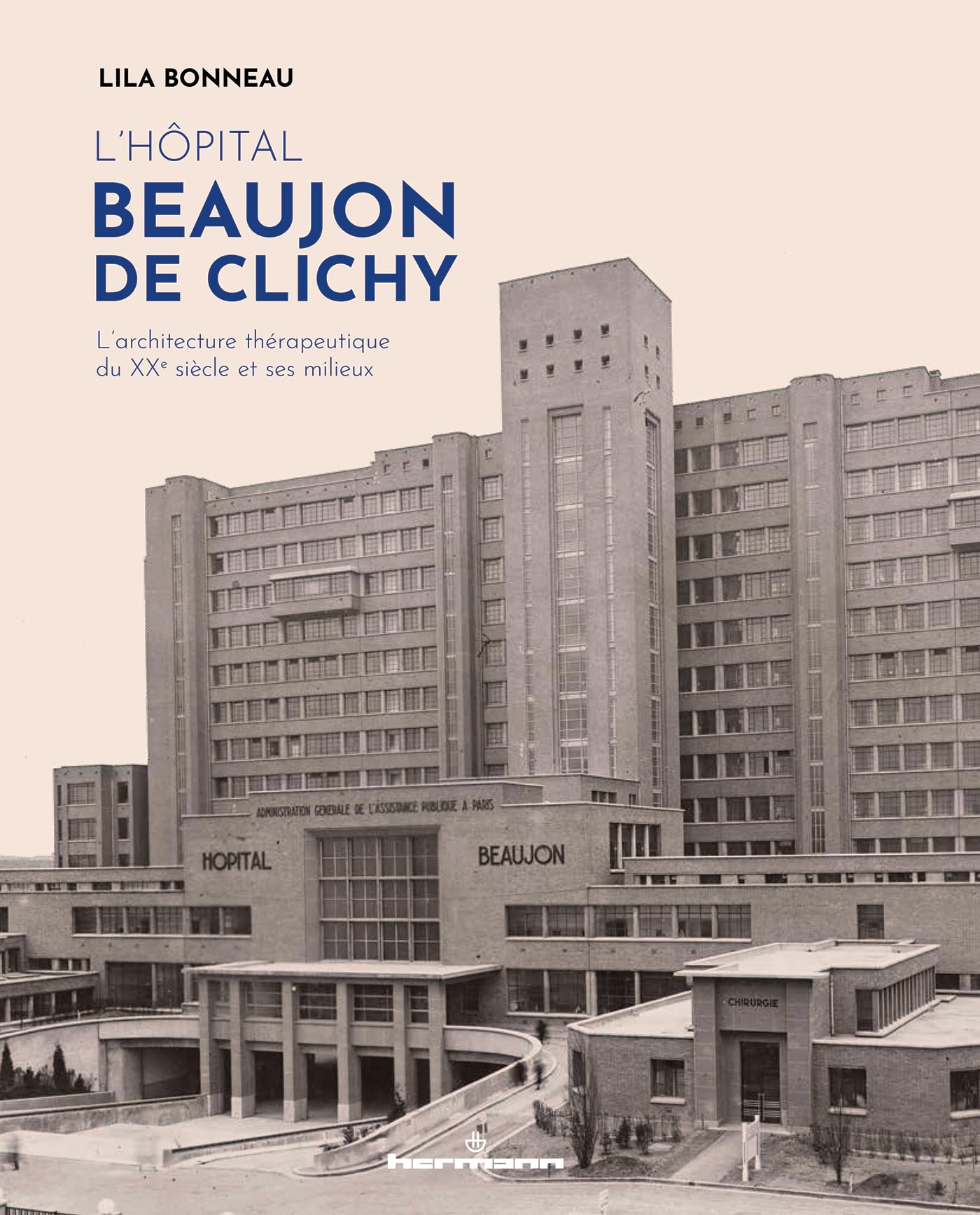 L'hôpital Beaujon de Clichy livre d'histoire et gravure ancienne de collection