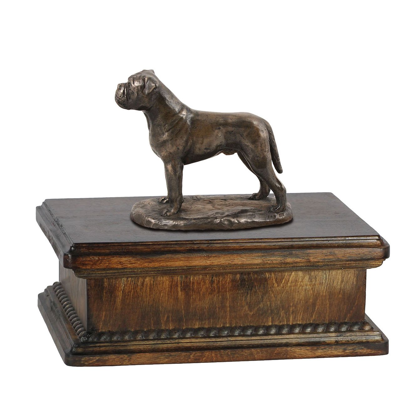Urne de prestige en bronze fait main pour Bullmastiff Art-Dog