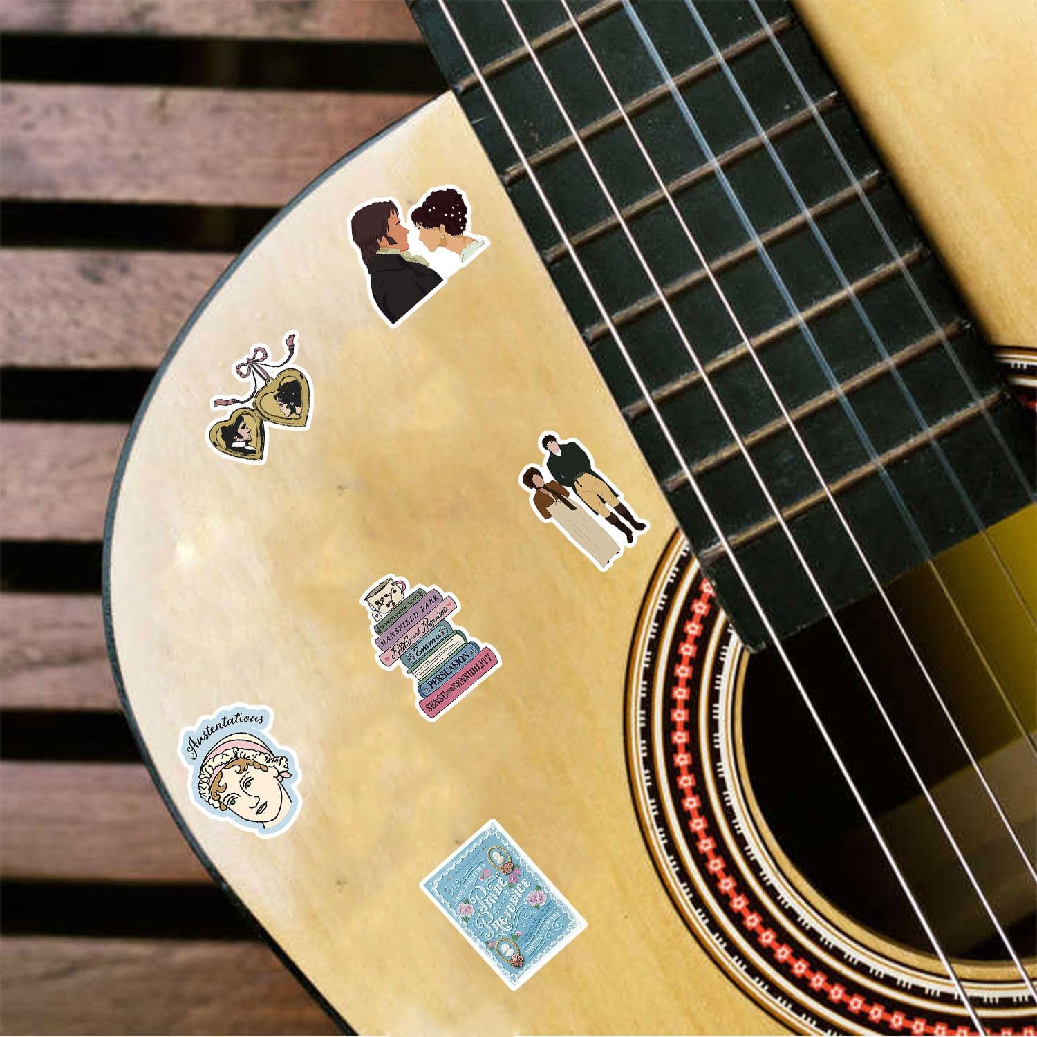 Novel Literary Writers Stickers100Pcs Film Television Stage Play Stickersfor Decoration Water Bottle Bike Skateboard Luggage Toy Snowboard Helmet Motorcycle Gifts