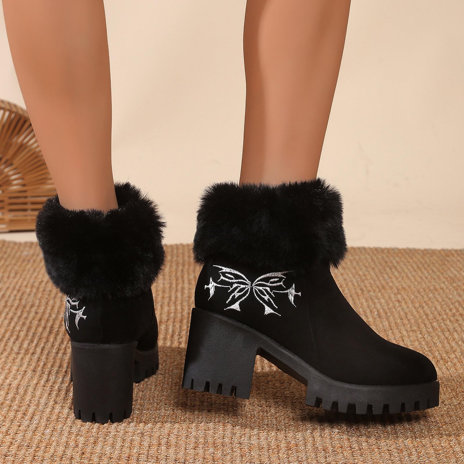 Stivaletti da Neve Donna Morbido Suola Comfort