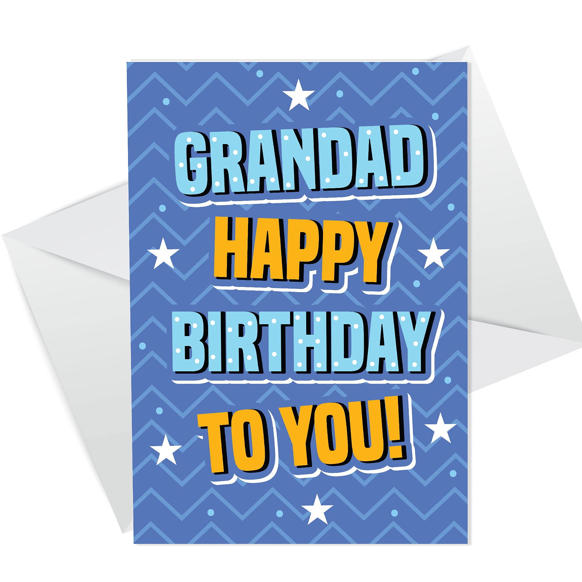 Quirky Grandad Birthday Card From Granddaughter Grandson Card For Him