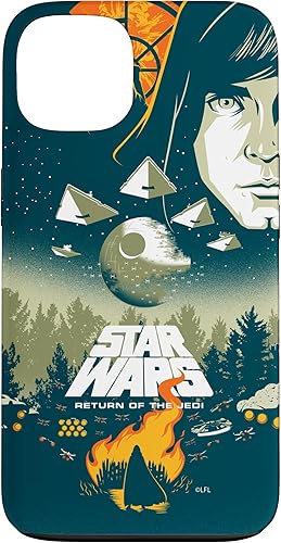 Miniatura 7 de Funda para iPhone 15 Pro Max con póster de película retro ilustrada de Star Wars El regreso del Jedi