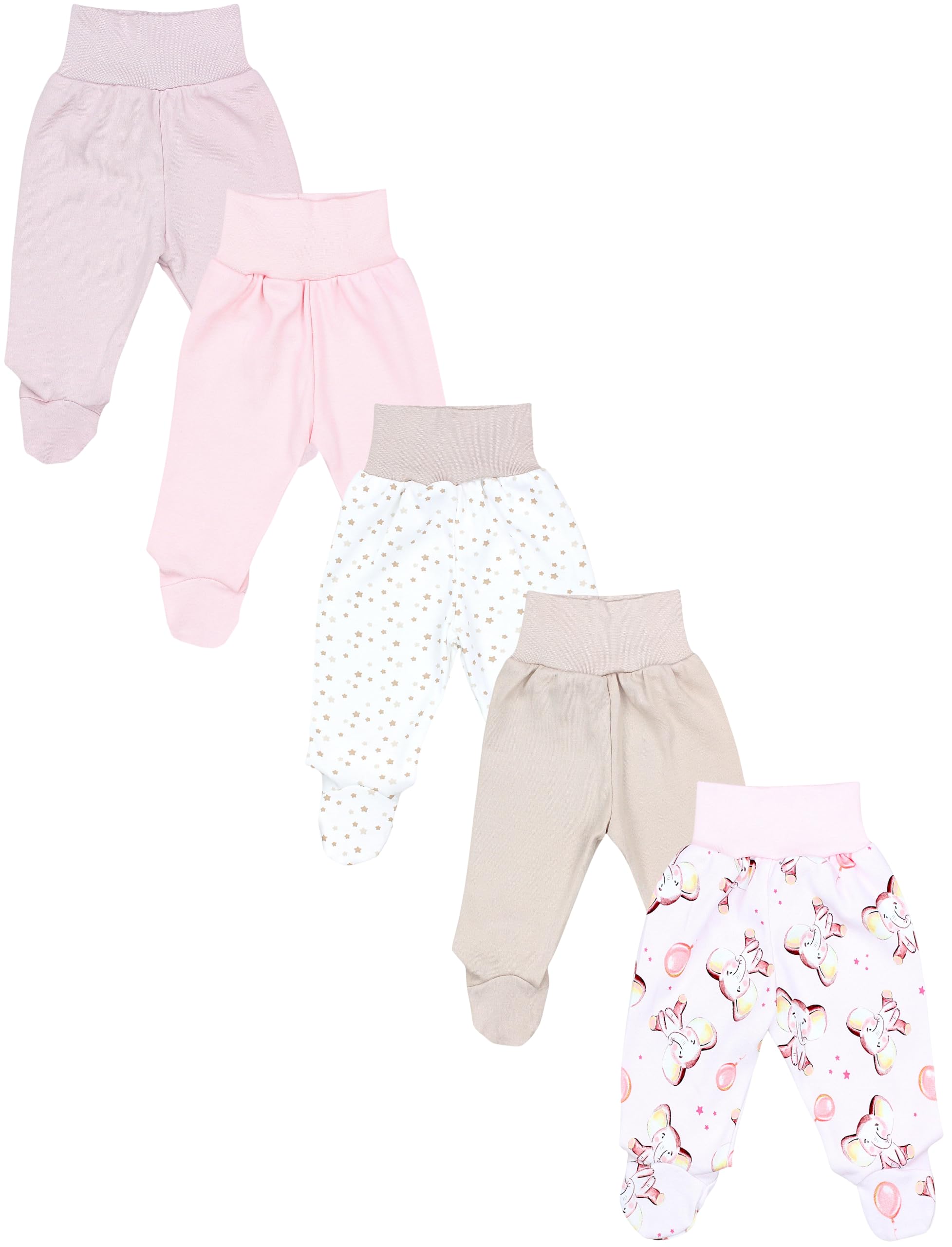 TupTam Pantalón con Pies de Bebé NIños NIña Pack de 5 — view 11