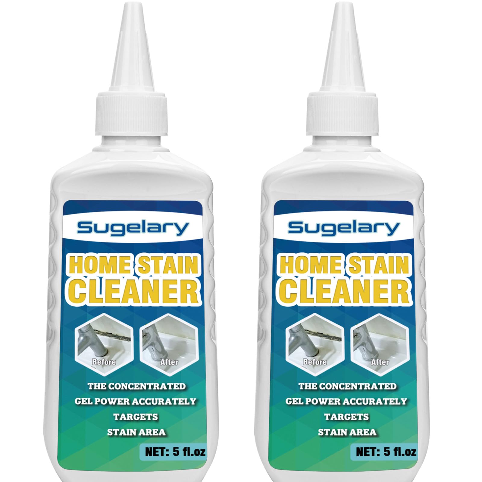 Mold Remover Gel, Household Mold Cleaner for Washing Machine, Refrigerator Strips, Grout Cleaner Best for Home Sink, Kitchen, Showers(2 Pack)