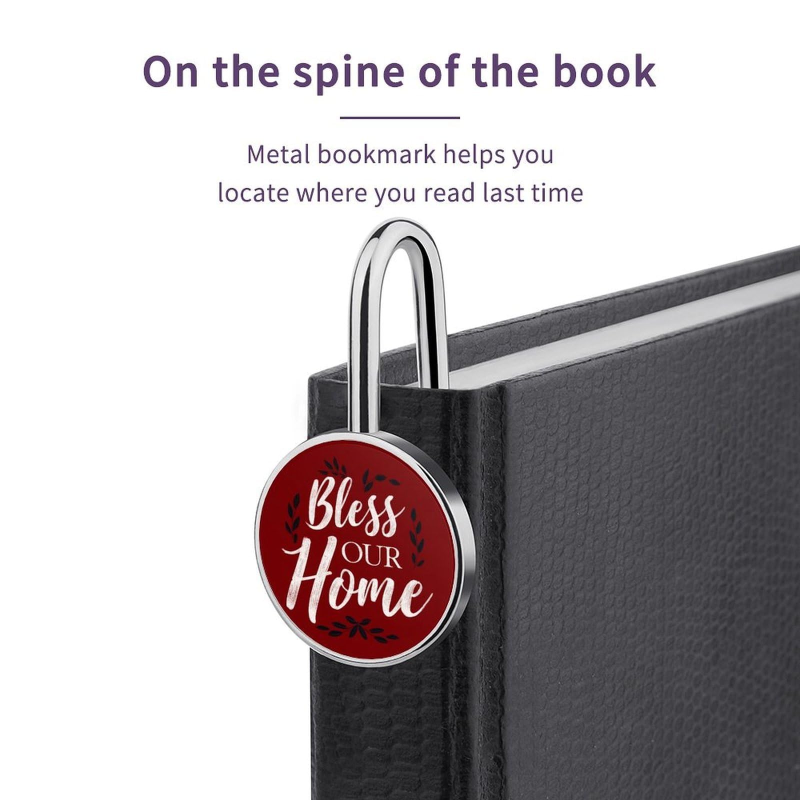 Amazon.com: Bless Our Home Deep Red Linen Texture Stainless Steel