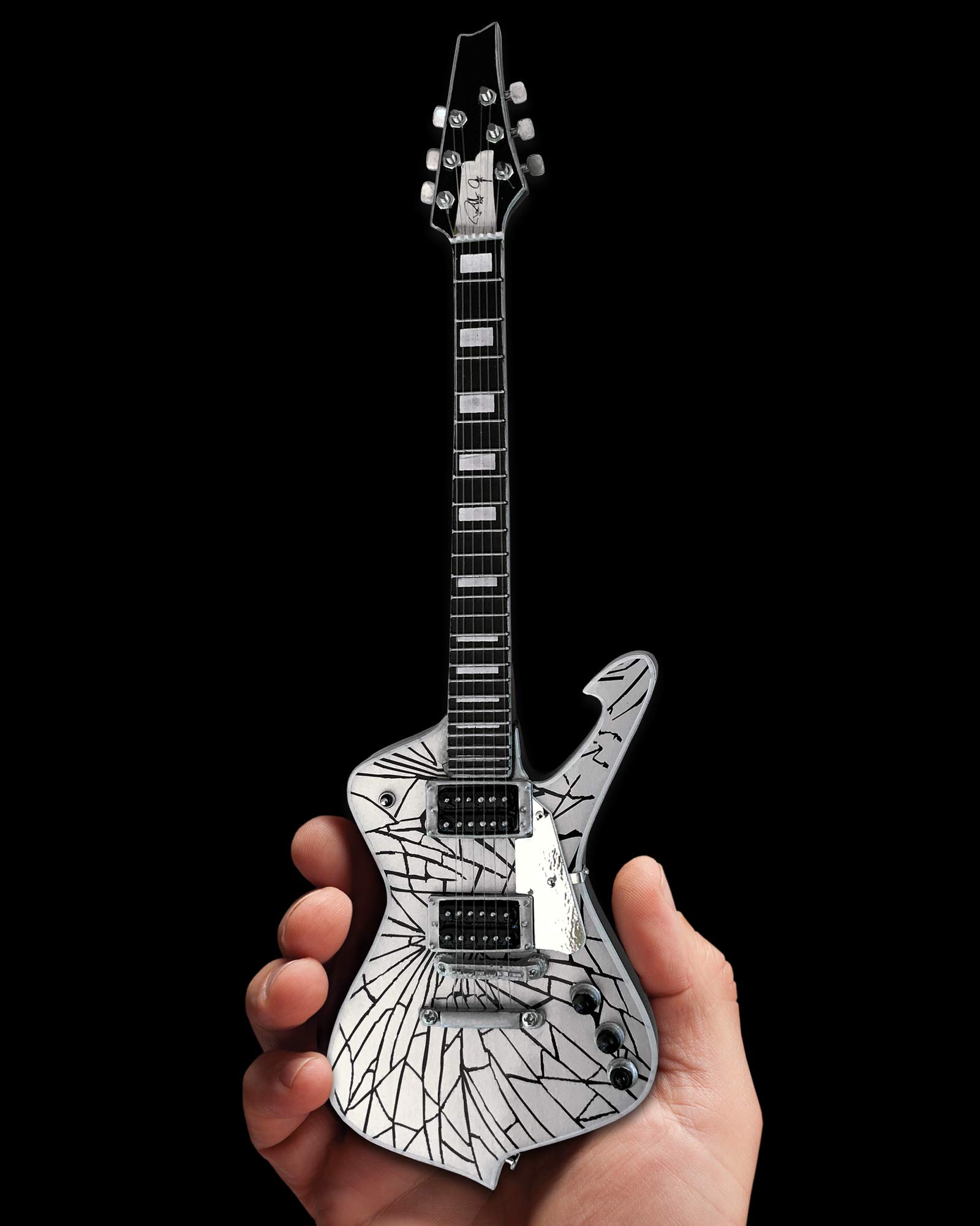 KISS ポール・スタンレー ミニチュア・ギター KISS Logo Paul Stanley IceMan - Mini Guitar – Walt Grace Vintage
