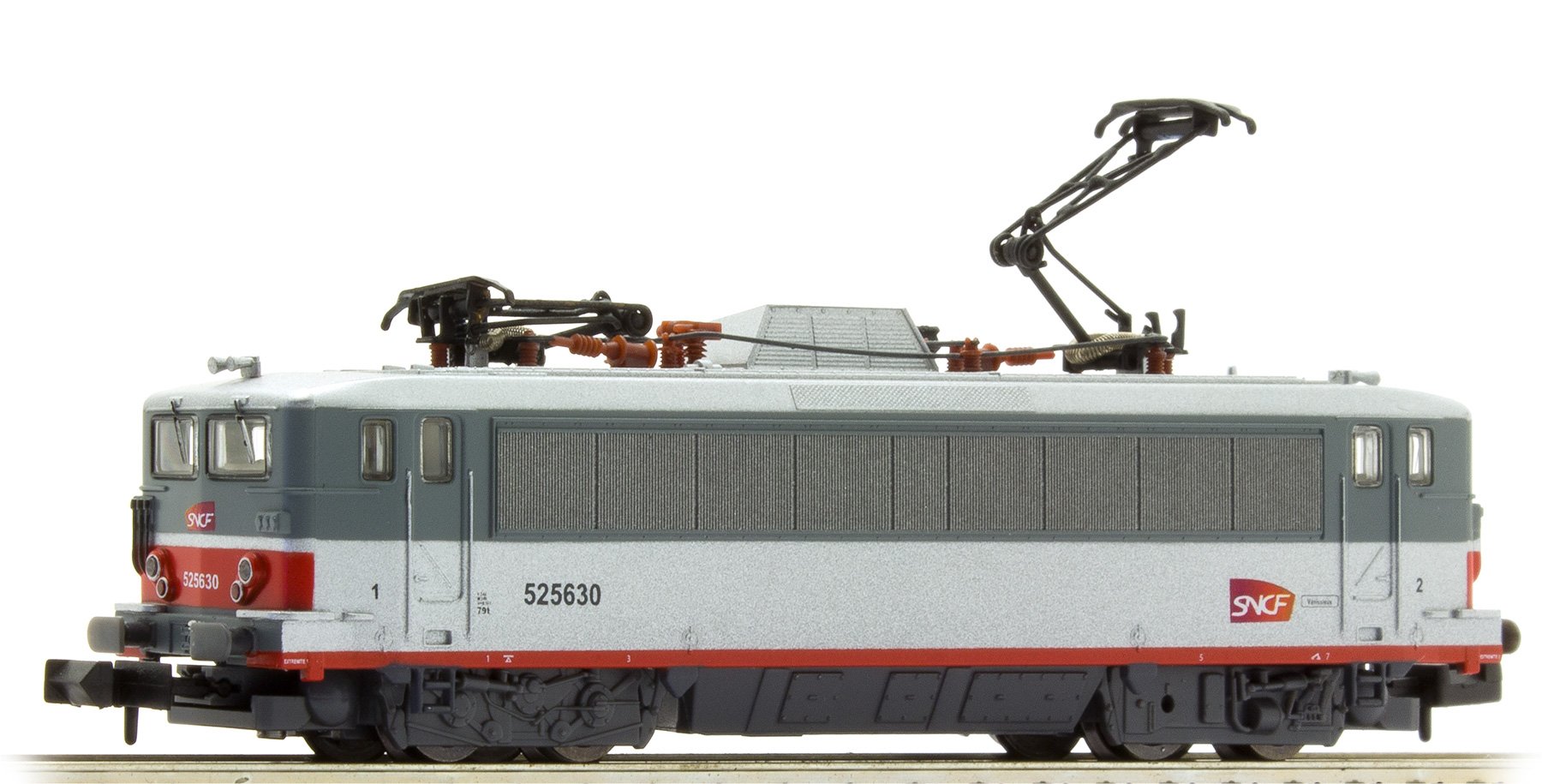 Piko 94204 - 1/160 - N: Locomotora eléctrica SNCF BB 525630, entregada Multiservice oscuro, depósito de venissioso Ep VI