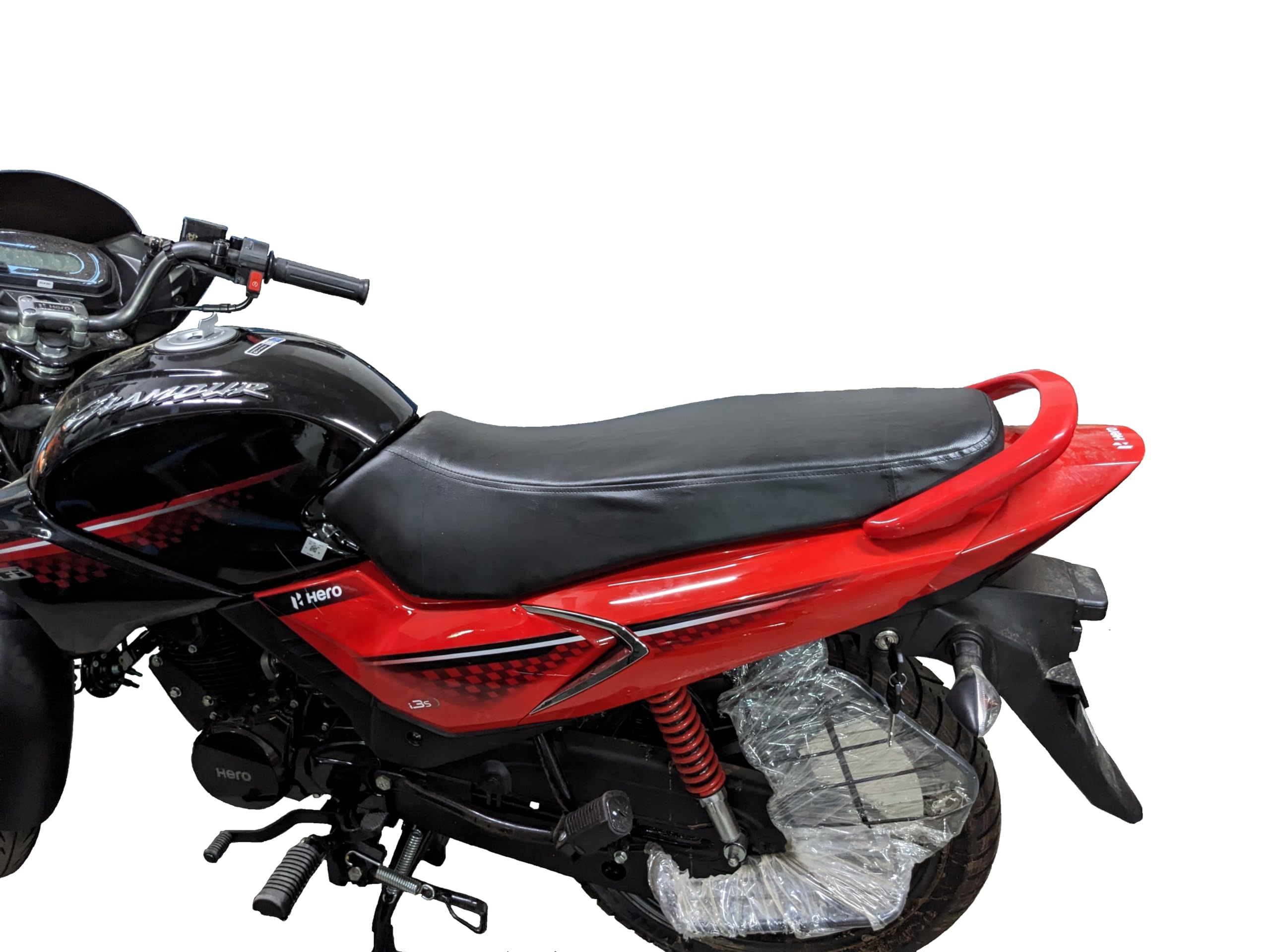 Hero Glamour classic BS6 Bike SEAT Cover,Glamour SEAT Cover,Bike SEAT Cover,PU LEATHER-image-23