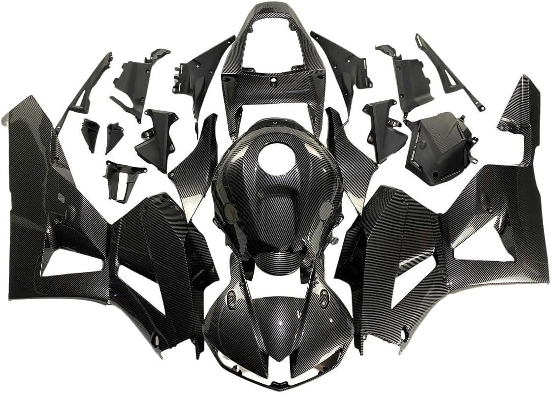 Carbon Fiber Effect ABS Plastic Fairing Kit Bodywork Fit for Honda 2013-2020 CBR600RR F5 2014 2015 2016 2017 2018 2019 2020 CBR 600 RR 13-20 Injection Motorcycle Body Kit Body Frame