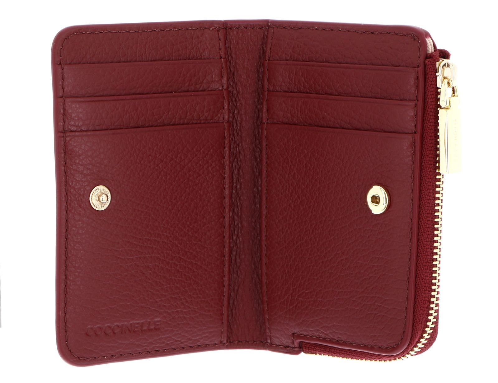 Coccinelle Pelle porta carte di credito Metallic Soft Credit Card Holder Ribes mirtillo