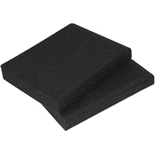 Speaker Foam Mat 2Pcs Acoustic Isolation Pads for Studio Monitors Small Size Shock-Absorbing Cushion Suitable for Audio Equipment