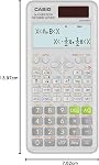 Casio fx-115ESPLS2 Calculatrice scientifique avancée blanche avec affichage naturel