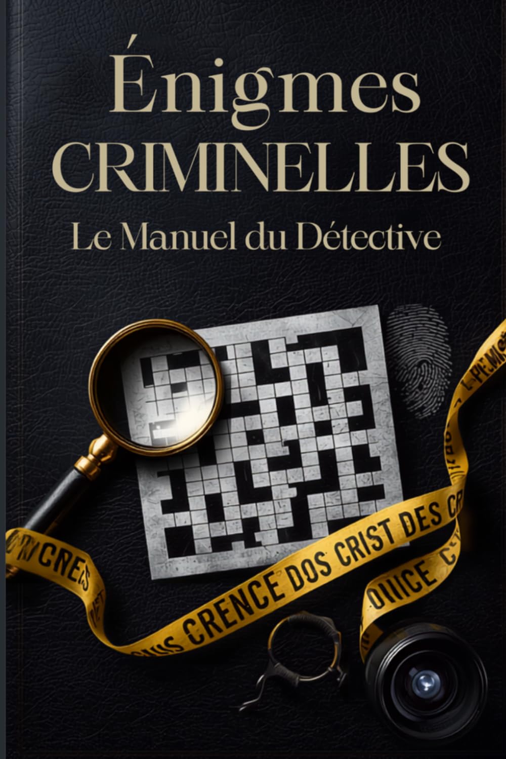 Énigmes Criminelles : Le Manuel du Détective: 10 enquêtes policières à résoudre – Mots croisés, mots mêlés, grilles de déduction et cryptogrammes – Livre de logique et de réflexion pour adultes