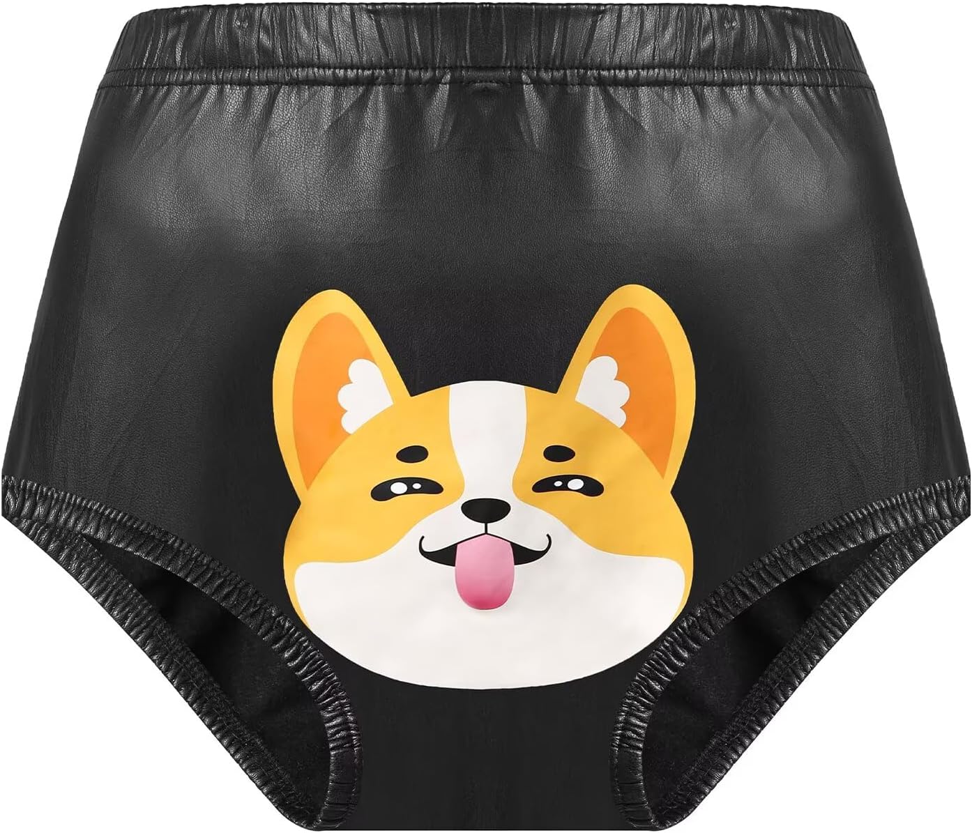 Landofgenie Printed Adult Diaper Covers for Men or Women Reusable Washable Elasticated Waistband Puppy