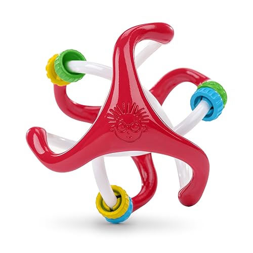 Baby Einstein Slide & Swirl - Pelota sensorial, juguete multisensorial para bebé con cazador de cuentas, a partir de 3 meses