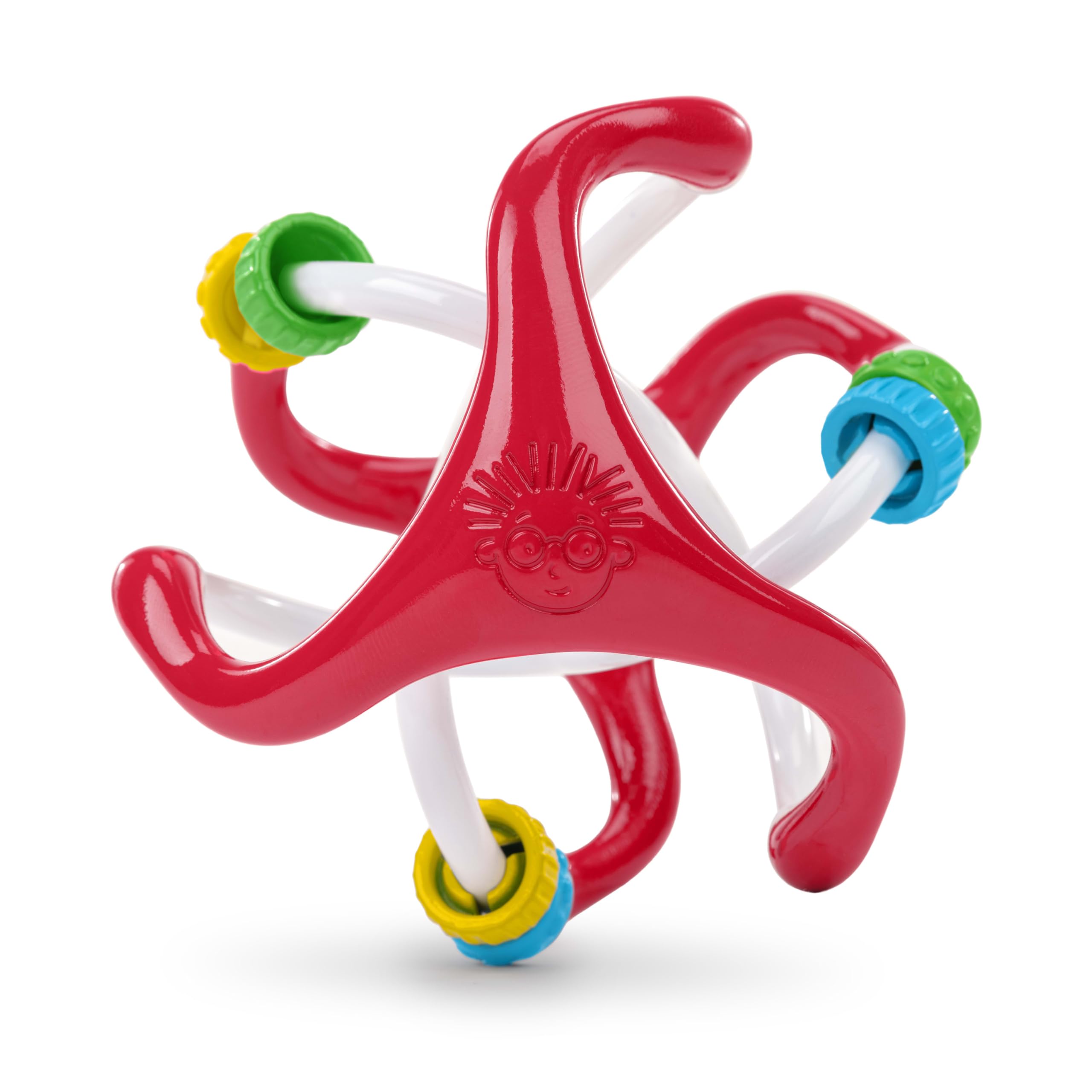 Baby Einstein Slide & Swirl Sensory Ball, with Bead Chaser, Multisensory Rattle Ball, Ages 3 Months and Up