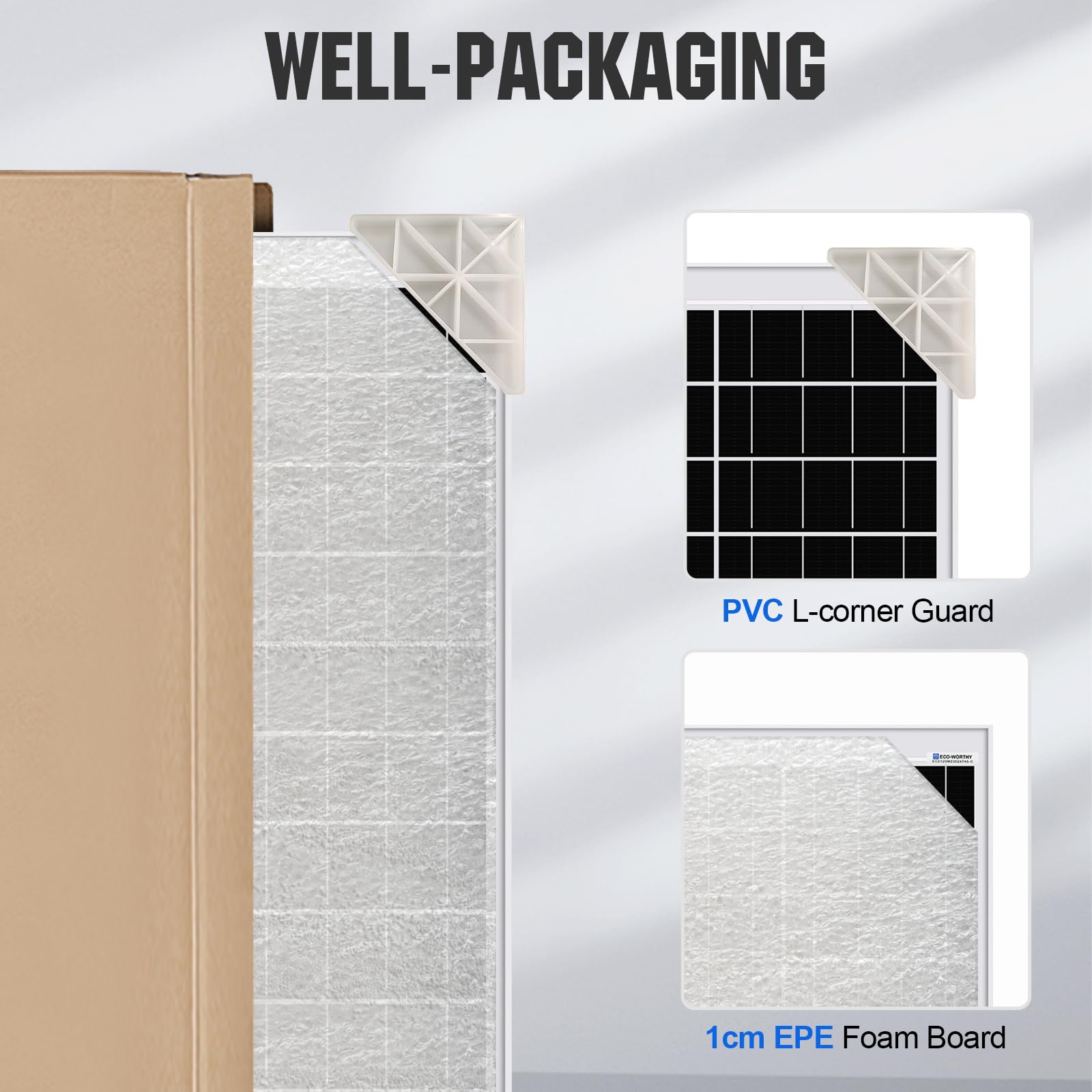 ECO-WORTHY 720W 0% VAT Solaranlage Komplettset netzunabhängiges für Wohnmobil Camper:6 Stücke 120W Solarpanel+1 Stücke LiFePO4 280Ah +Wechselrichter 2000W+DC-DC Ladebooster 12V 40A