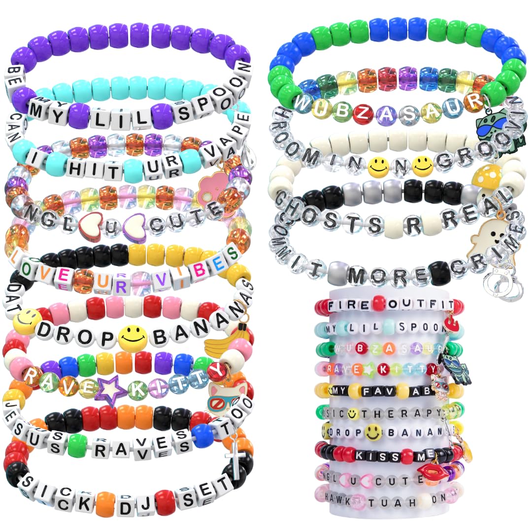 SQUAD Variety Kandi Pack | Wingman + Fun + EDM Plur | Make Friends Meet Rave Bae Life of the Rave