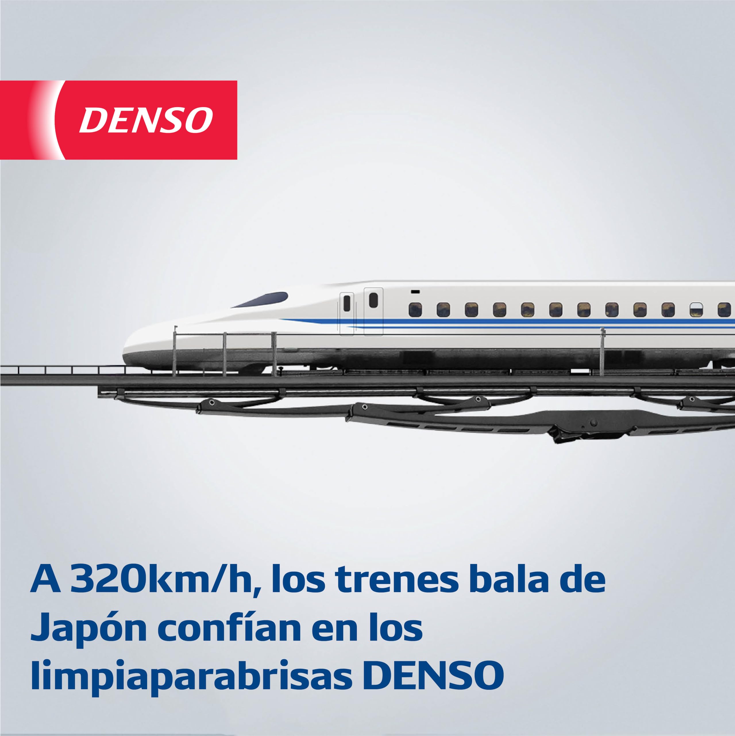 Kit de Escobillas Limpiaparabrisas Planas DENSO (DF-449), 2 Unidades 650/580mm – Vehículos con volante a izquierda – Silenciosas y Duraderas con Diseño Aerodinámico – Escobillas Limpiaparabrisas OEM