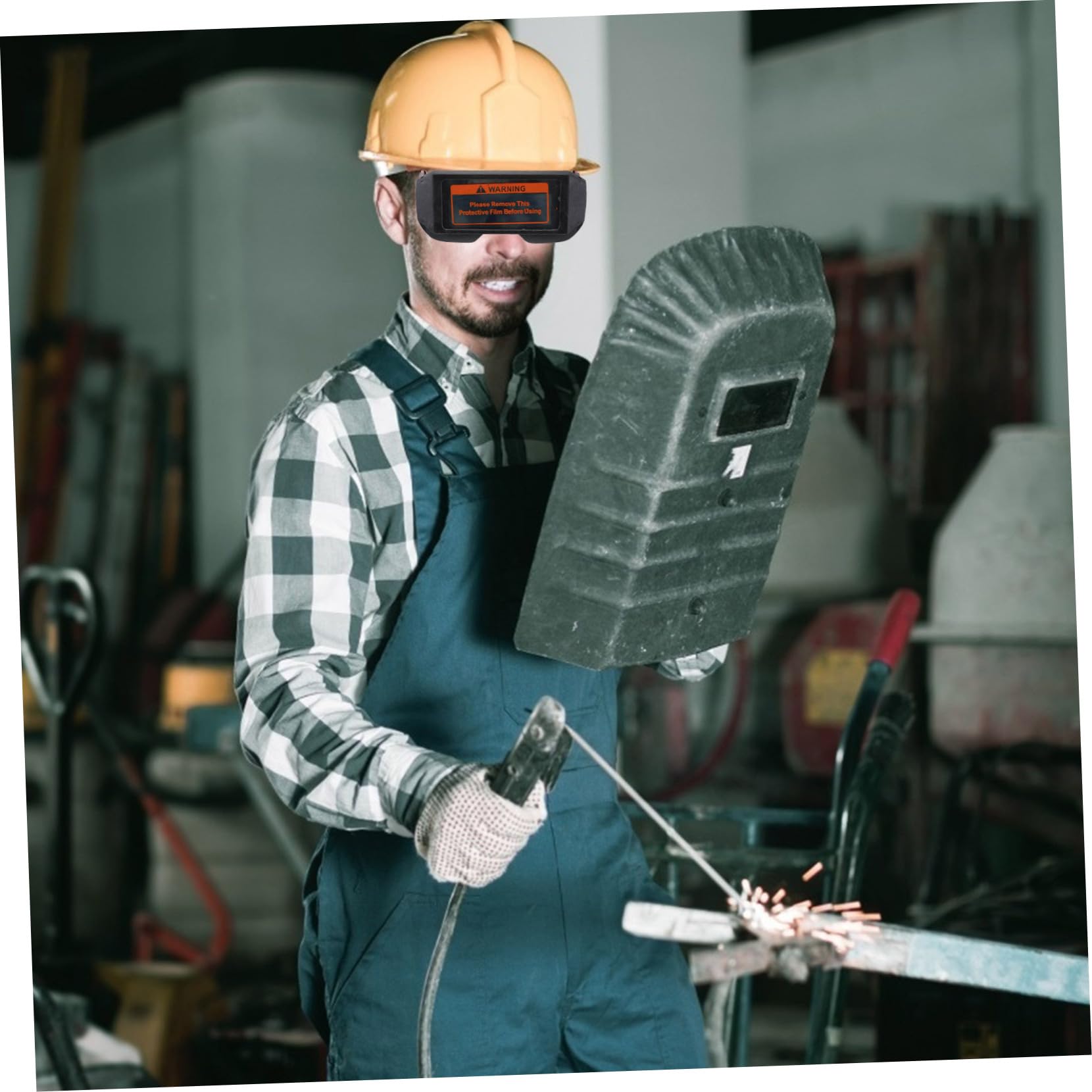DOITOOL Gafas Sobre Gafas Gafas De Soldadura Gafas De Soldadura De Oscurecimiento Automático Gafas De Soldadura De Oscurecimiento Automático De