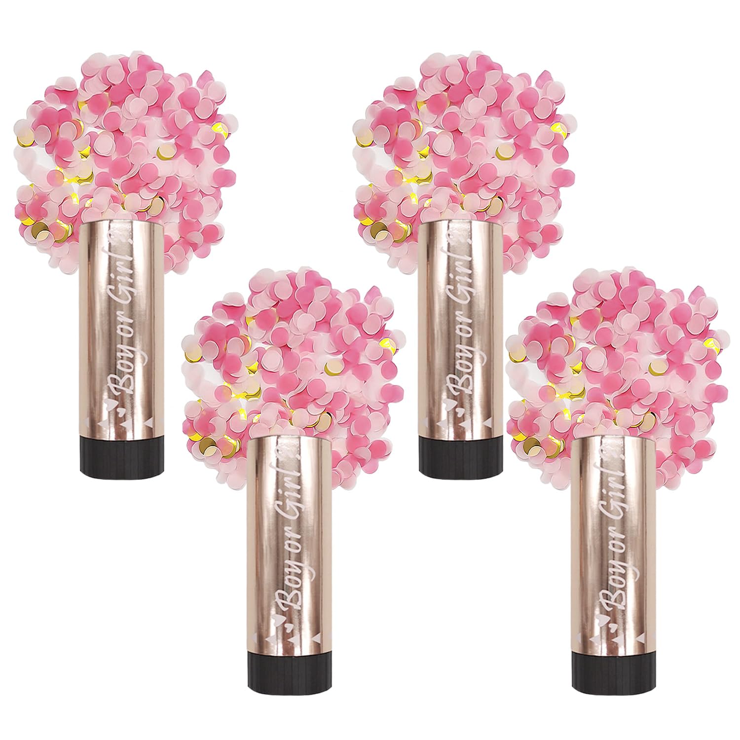 salut de confettis x4 pièces