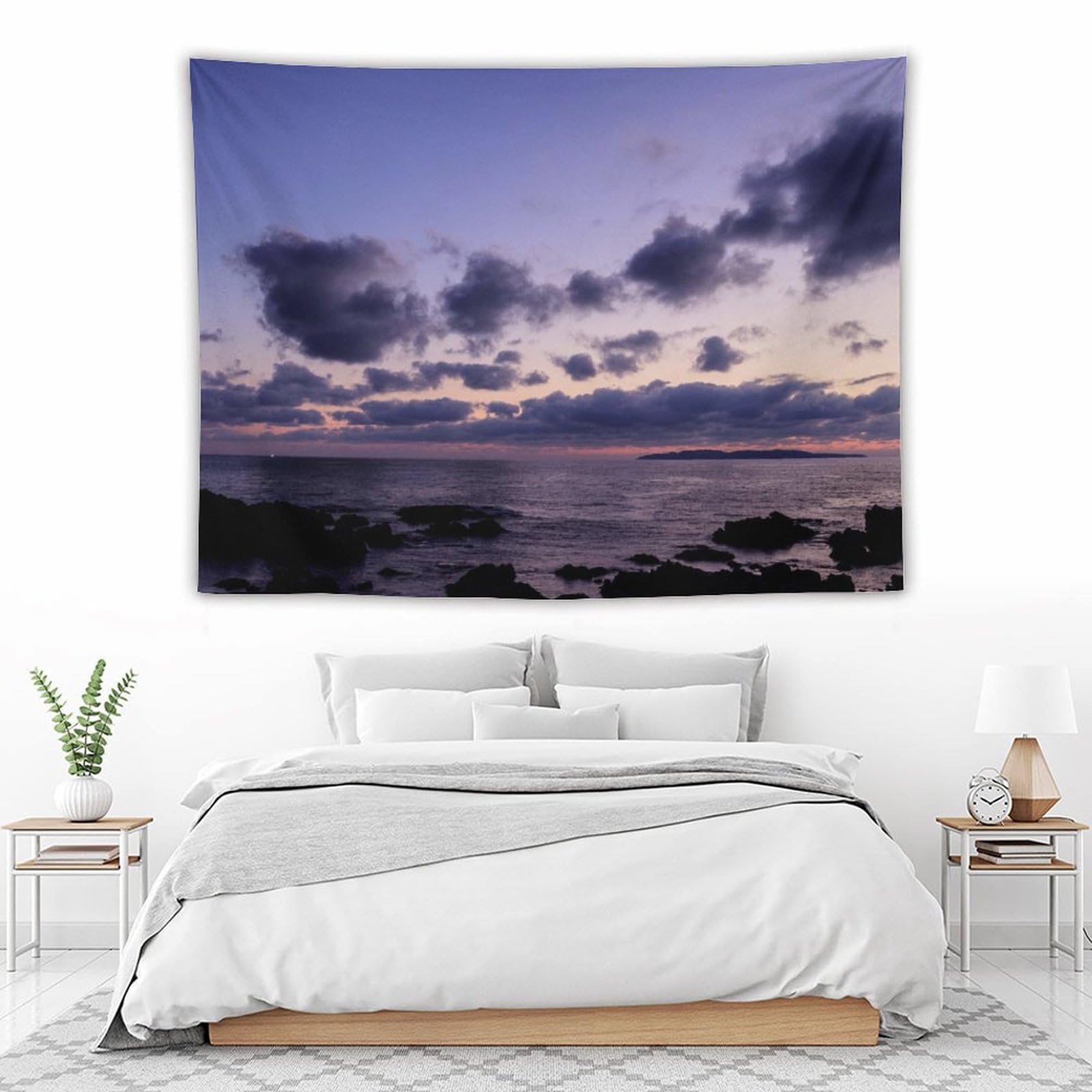 Amazon.co.jp: 新潟県 笹川流れ村上市 タペストリー 背景布 装飾布