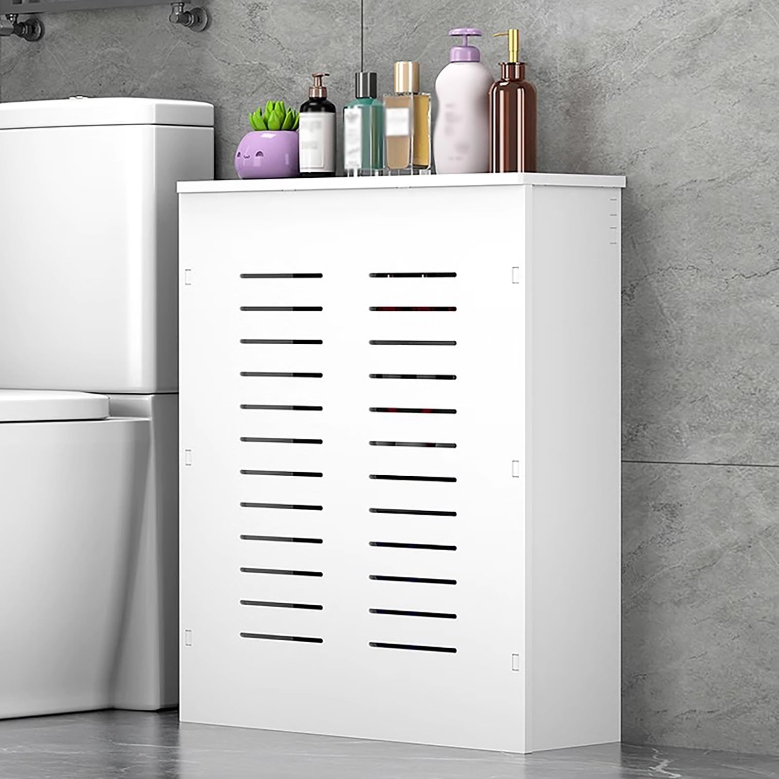 Generico Copritermosifone Decorativo per la casa - Armadio di Sicurezza ventilato per Soggiorno, Camera da Letto e corridoio, Facile da installare, Protegge i Tubi (60x70x20 cm/23,62x27,56x7,87 polli