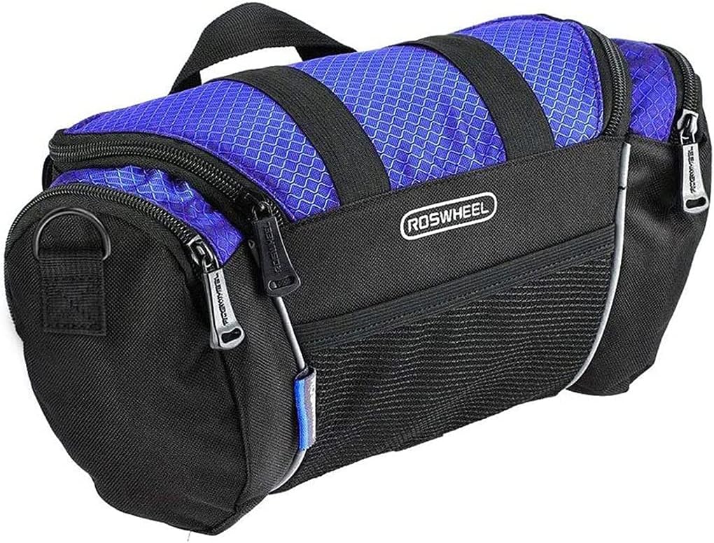 Cycling Equipment Bicycle Mountain Bike Handlebar Bag Front Bag Bicycle Beam Bag Front Bag(Gray)